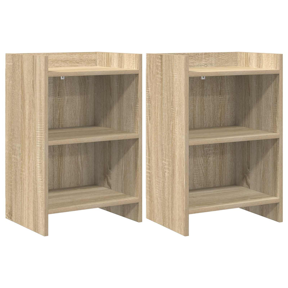 Naktiniai staliukai 2 pcs Sonoma ąžuolas 40 x 30 x 60 cm