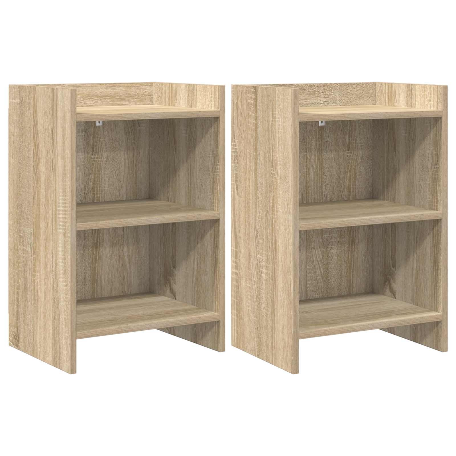Naktiniai staliukai 2 pcs Sonoma ąžuolas 40 x 30 x 60 cm