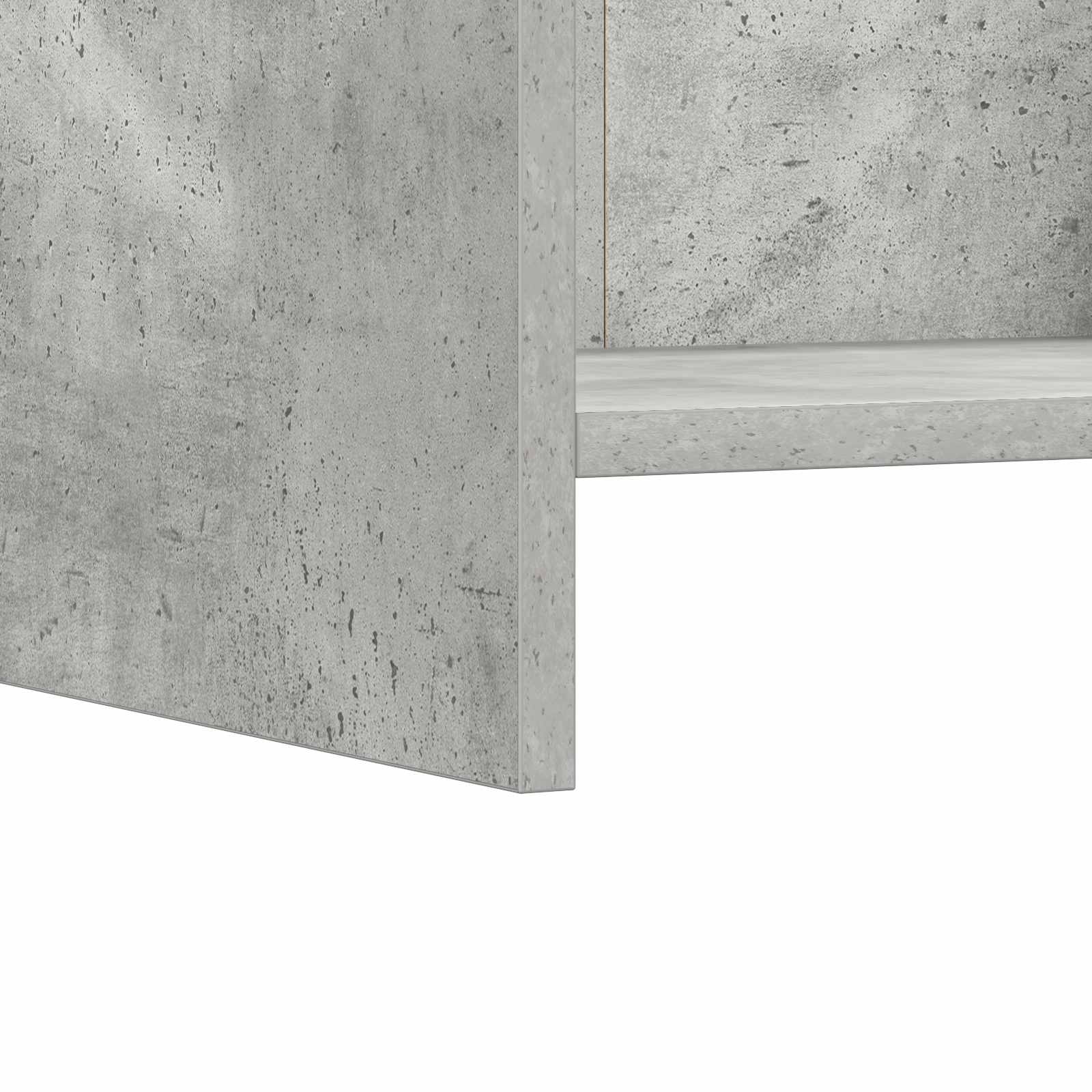 Naktiniai staliukai 2 pcs Betono pilka 40 x 30 x 60 cm