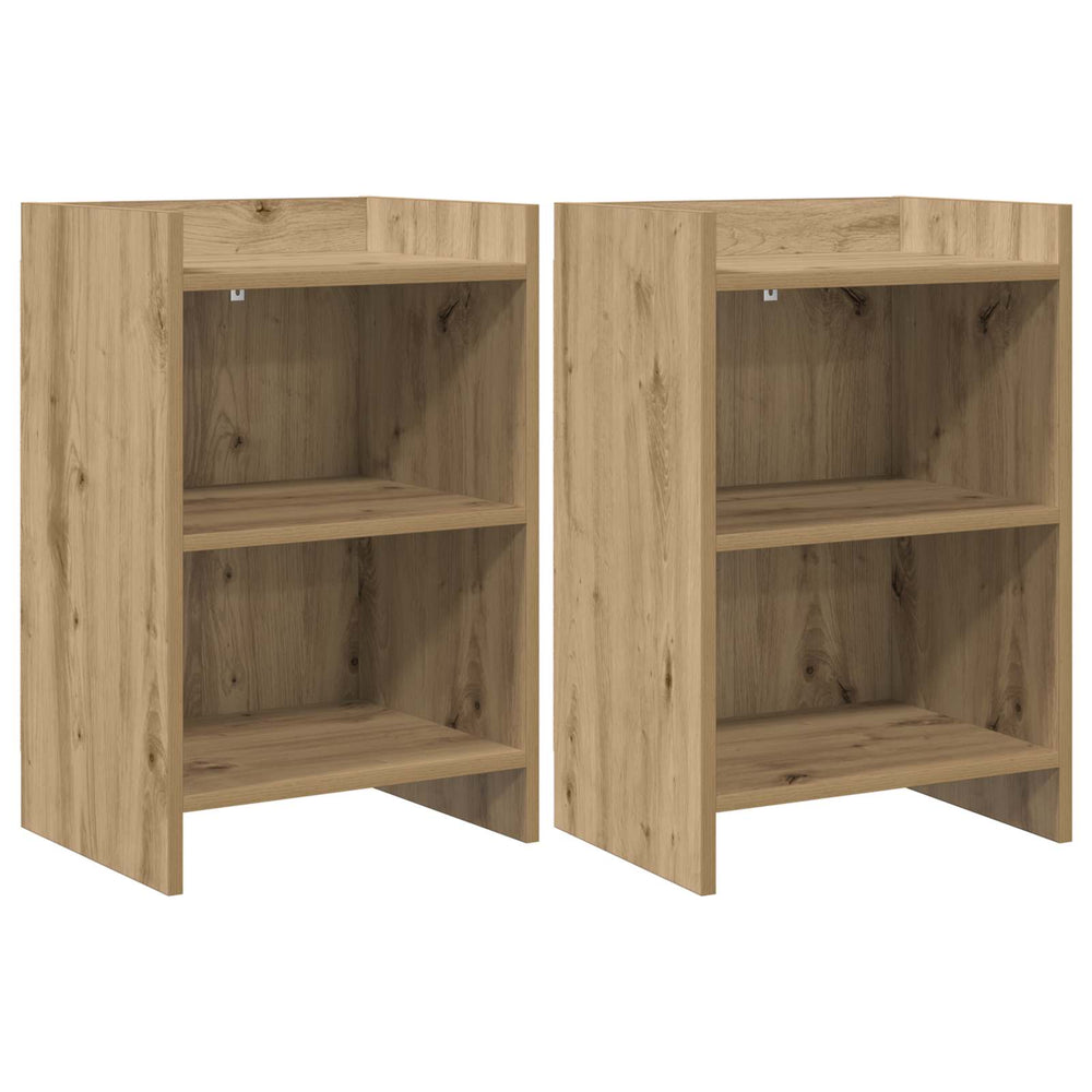 Naktiniai staliukai 2 pcs Artisano ąžuolo 40 x 30 x 60 cm