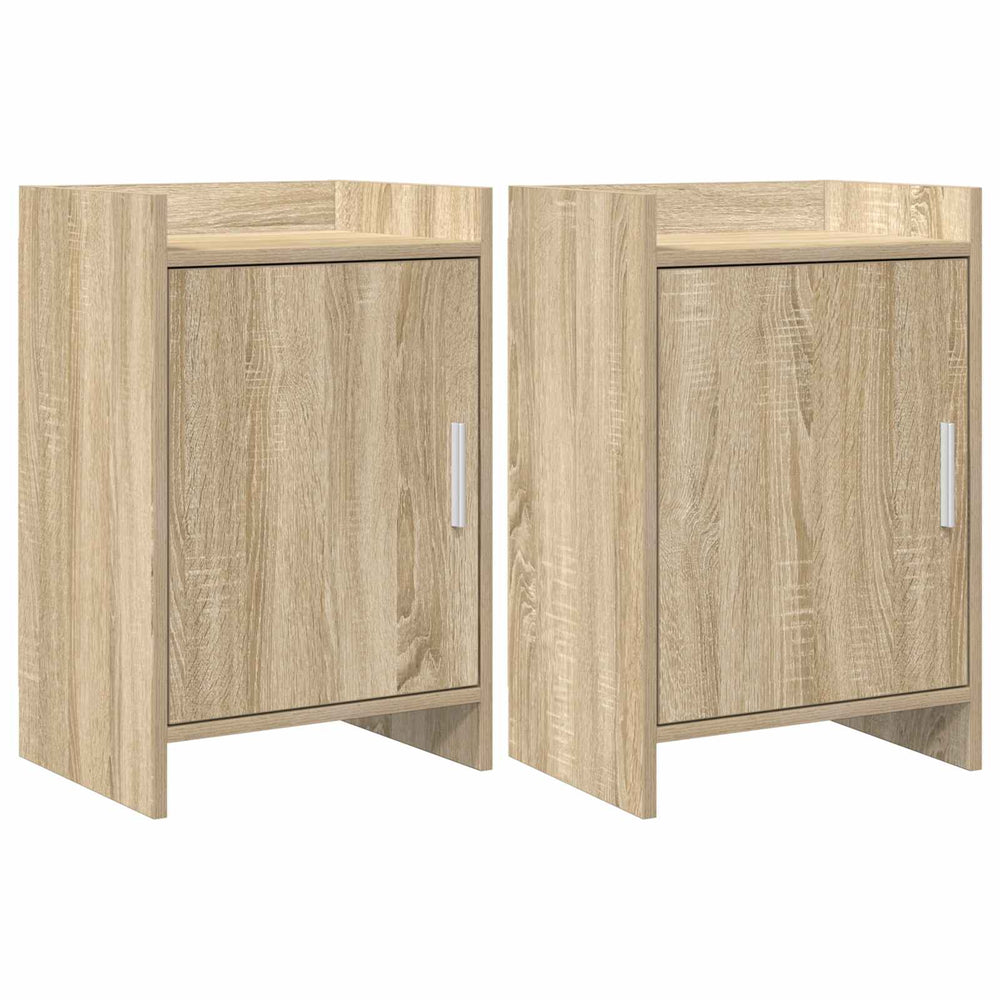 Naktiniai staliukai 2 pcs Sonoma ąžuolas 40 x 30 x 60 cm