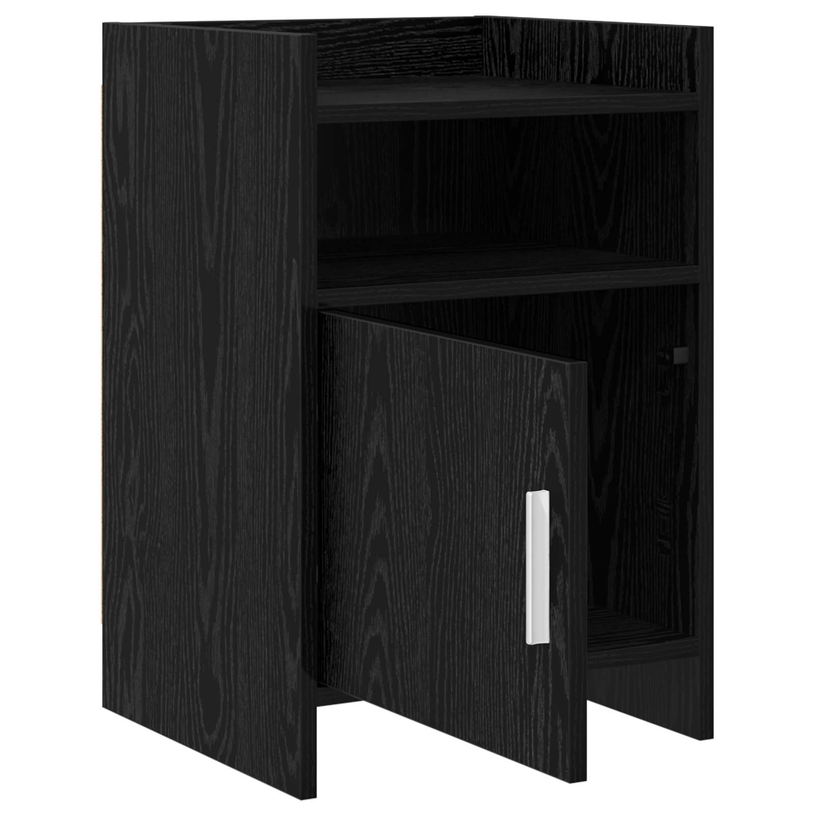 Naktiniai staliukai 2 pcs Juodojo ąžuolo 40 x 36 x 60 cm