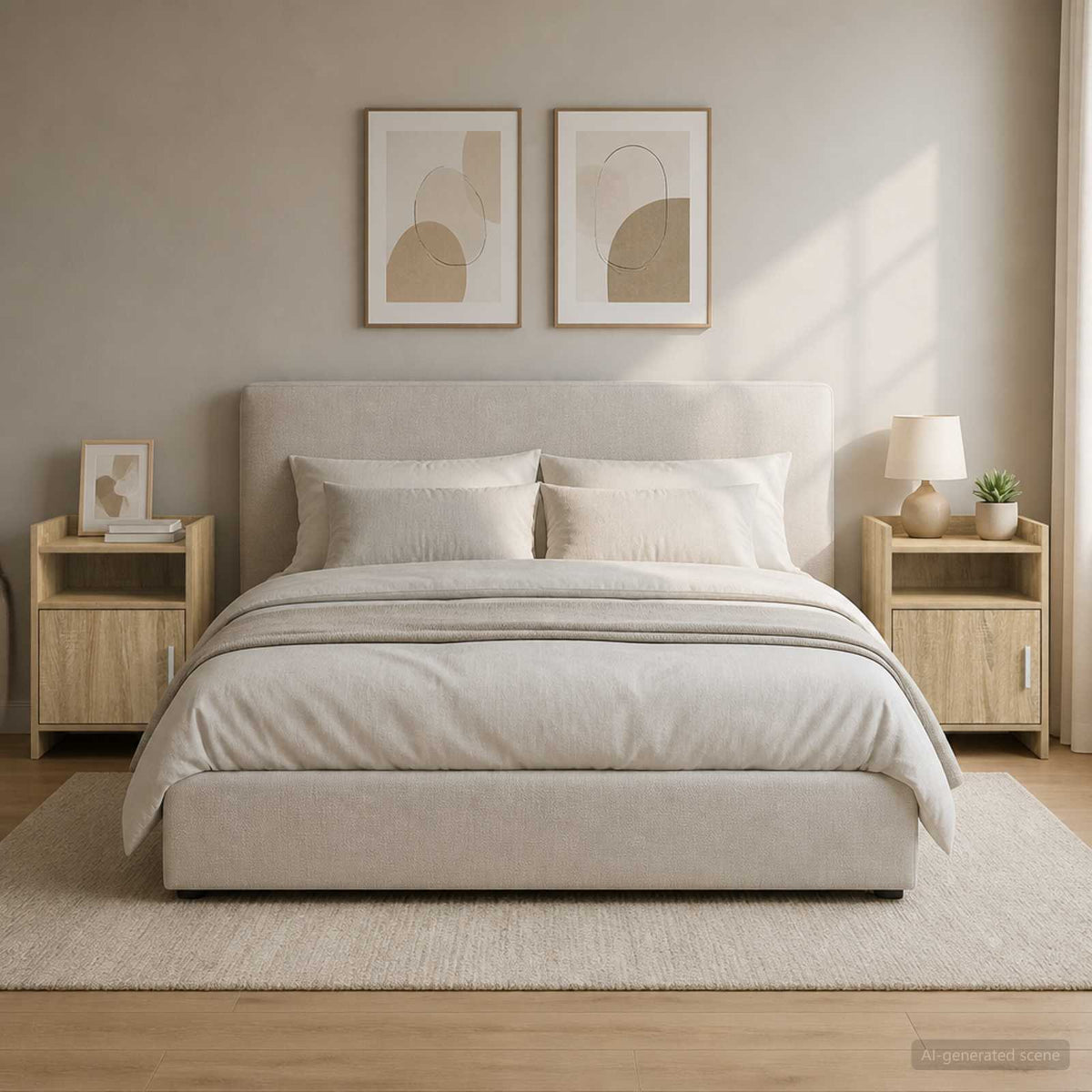 Naktiniai staliukai 2 pcs Sonoma ąžuolas 40 x 36 x 60 cm