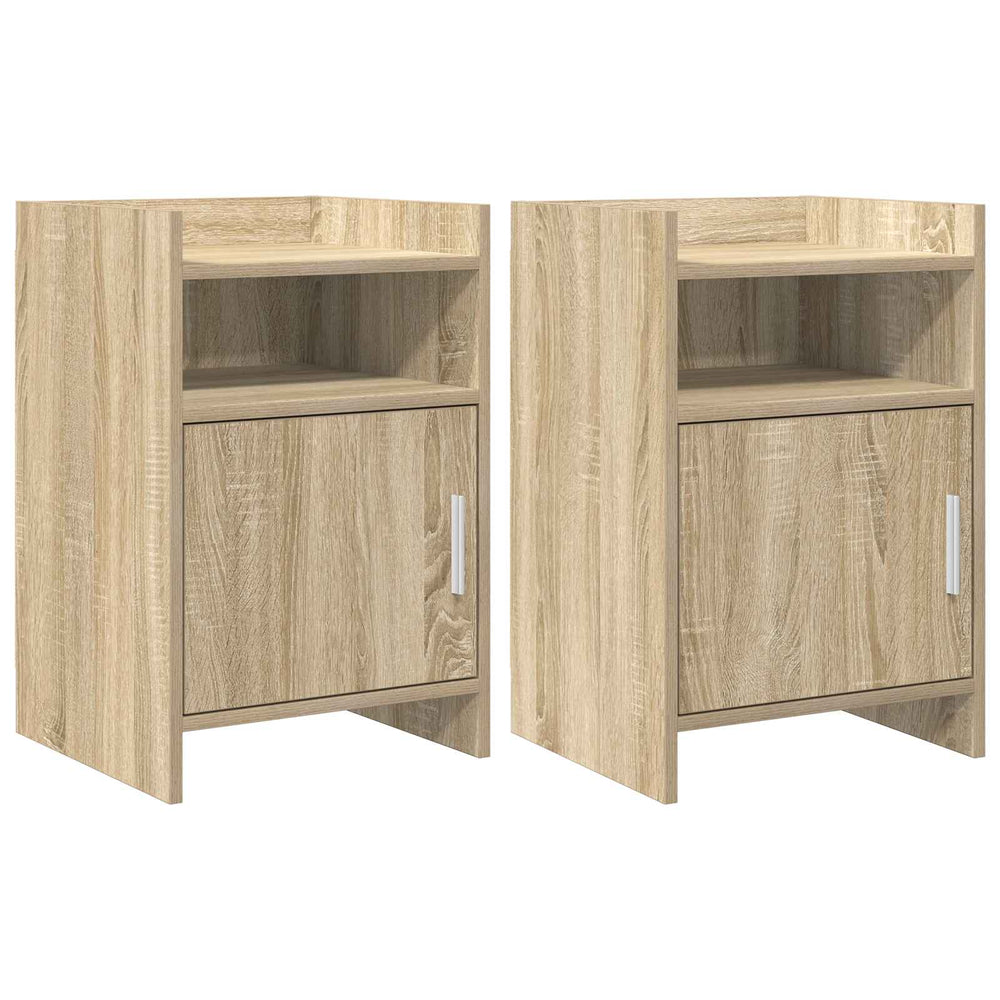 Naktiniai staliukai 2 pcs Sonoma ąžuolas 40 x 36 x 60 cm