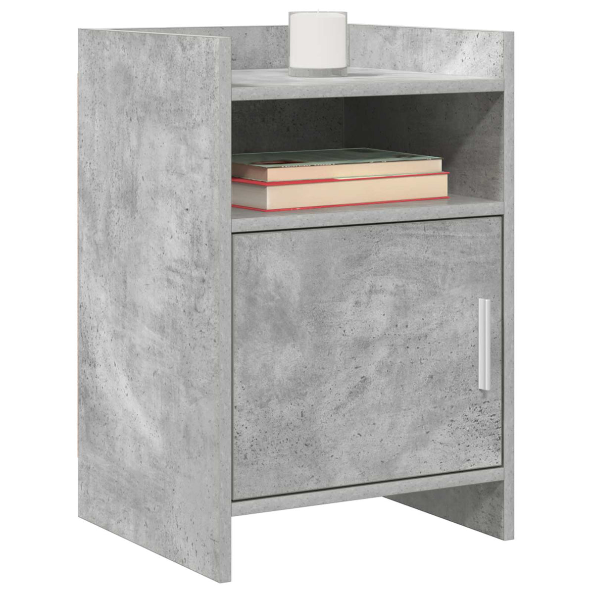 Naktiniai staliukai 2 pcs Betono pilka 40 x 36 x 60 cm