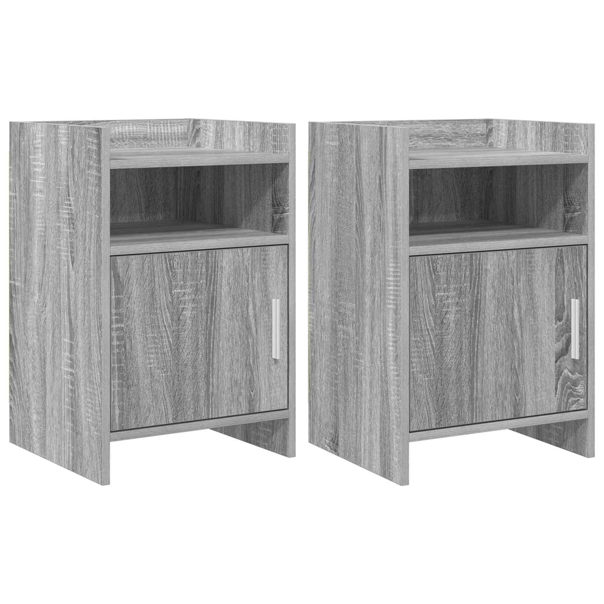 Naktiniai staliukai 2 pcs Pilka Sonoma 40 x 36 x 60 cm
