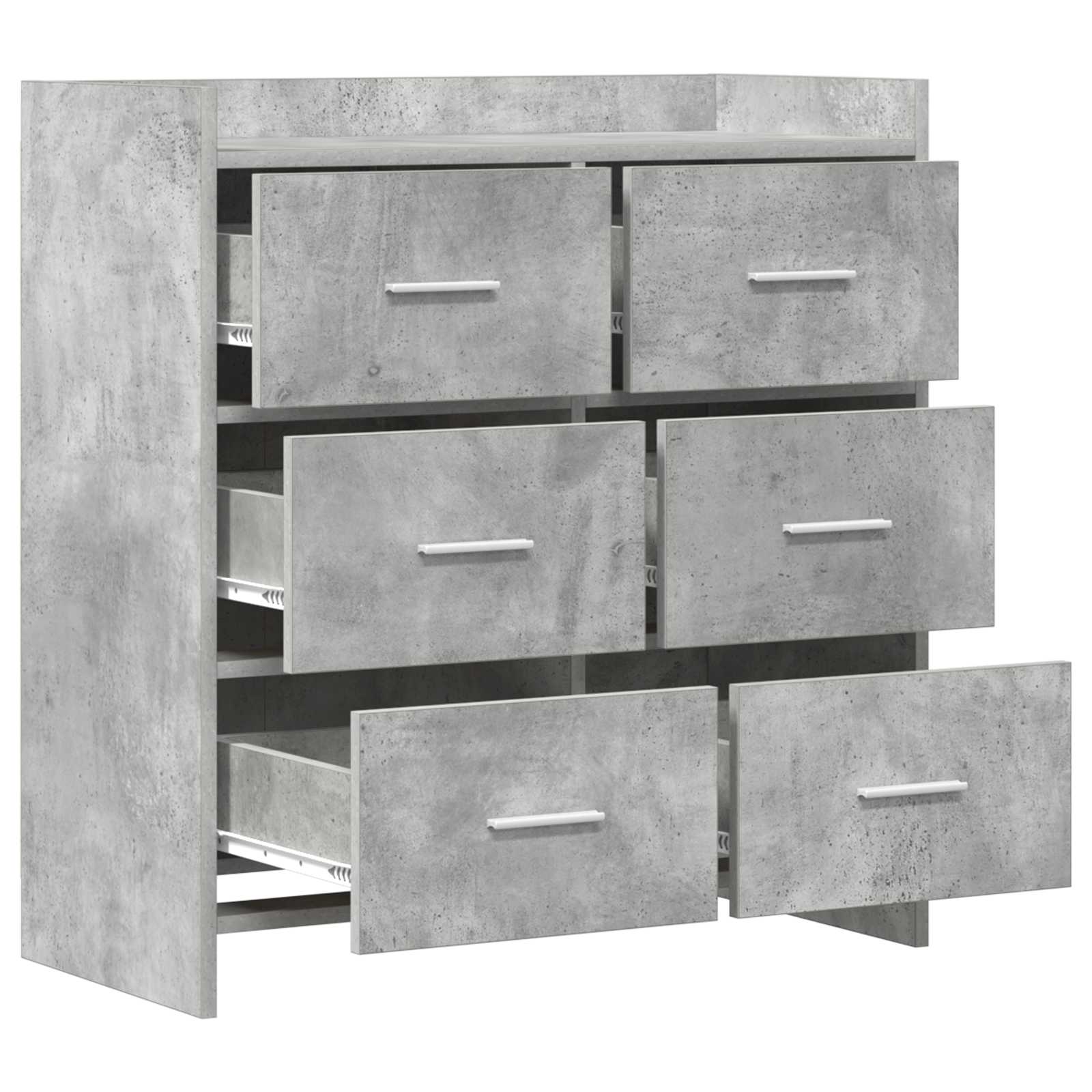 Kabalas Betono pilka 75 x 33 x 80 cm Apdirbta mediena