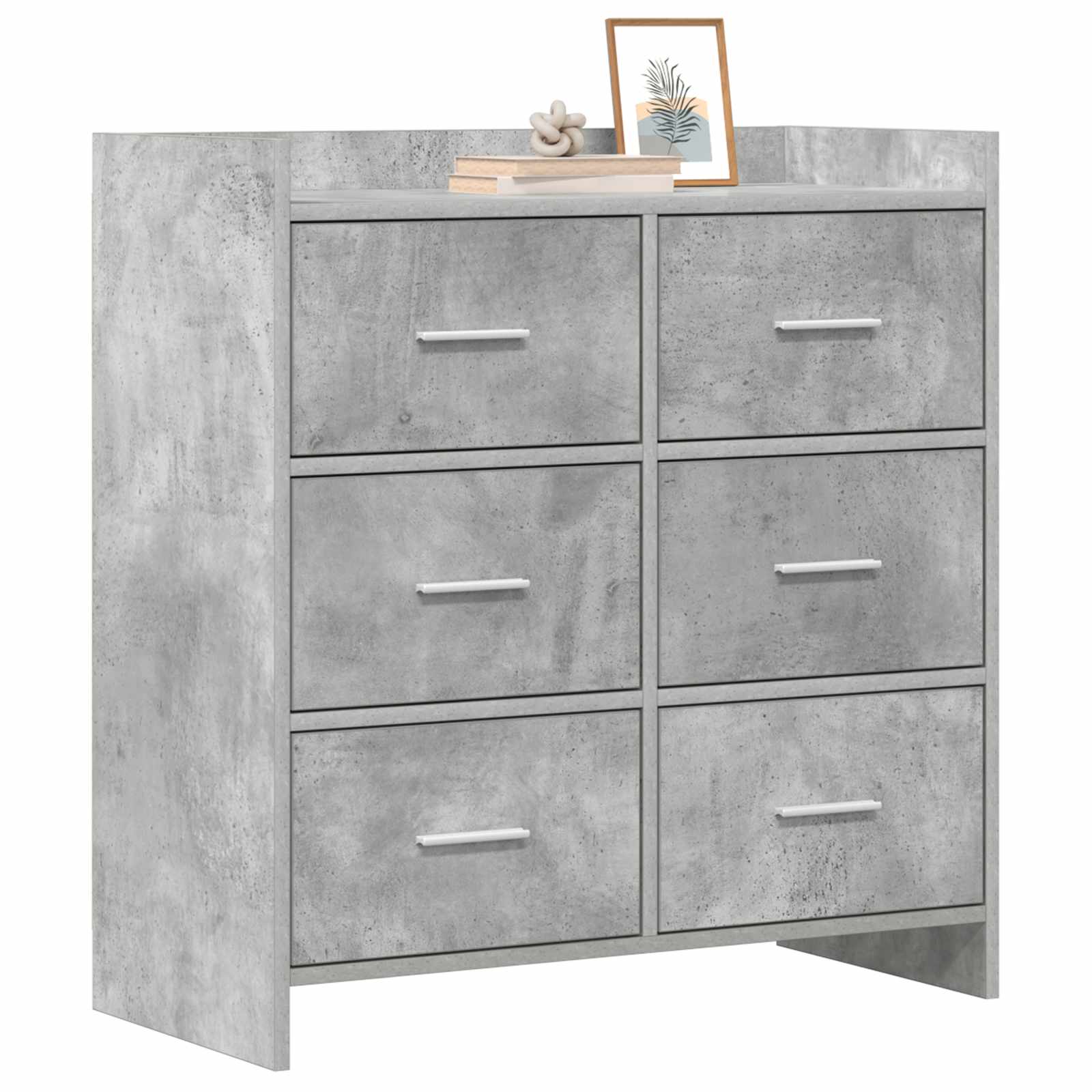Kabalas Betono pilka 75 x 33 x 80 cm Apdirbta mediena