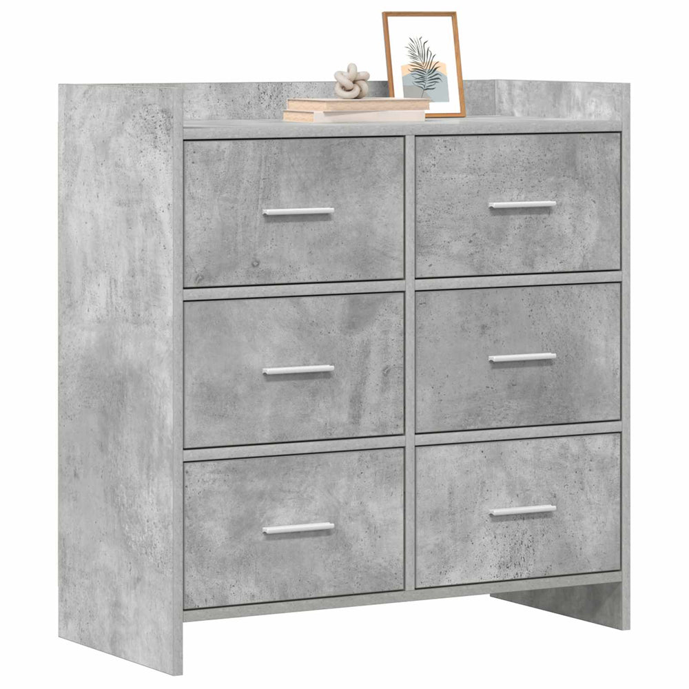 Kabalas Betono pilka 75 x 33 x 80 cm Apdirbta mediena