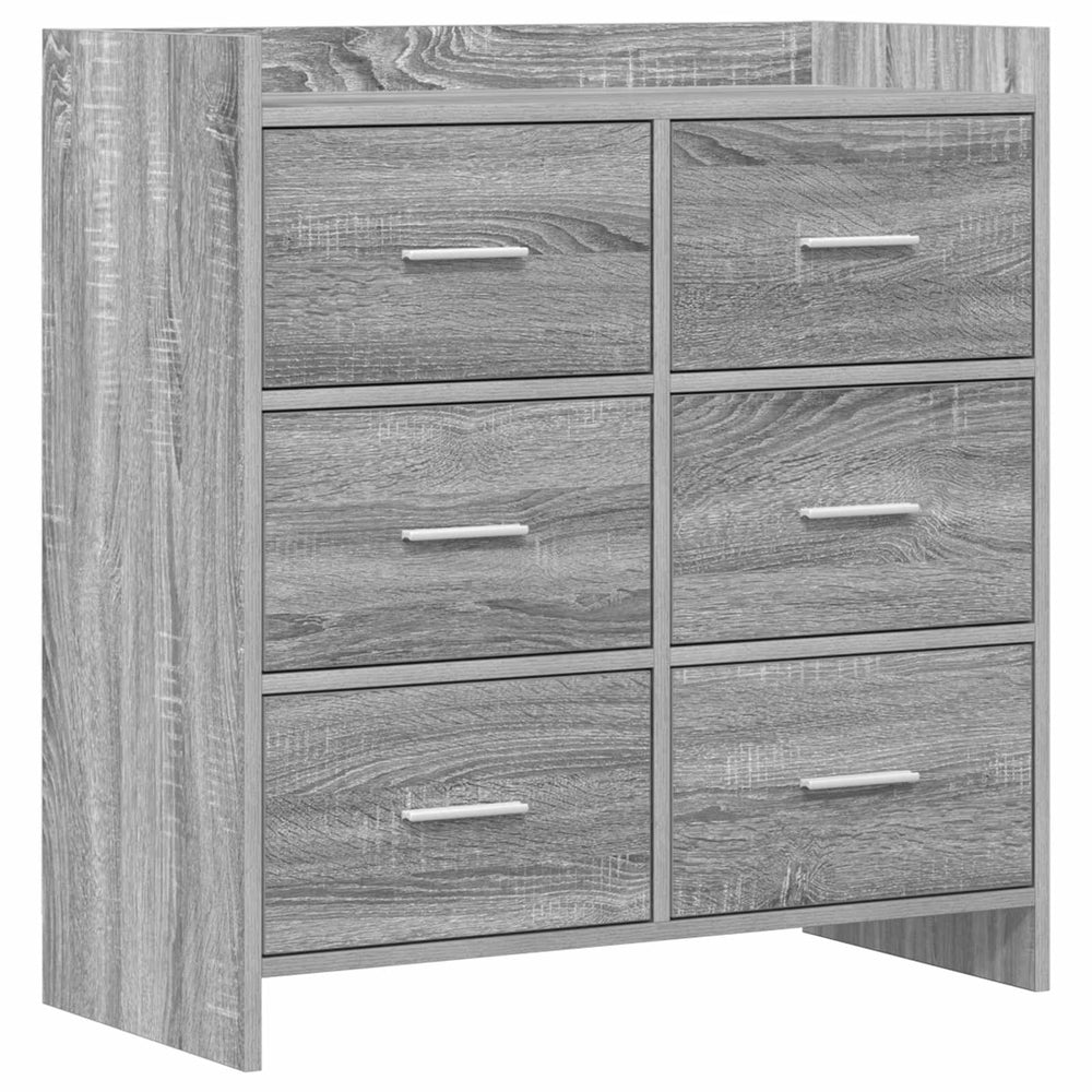 Kabalas Pilka Sonoma 75 x 33 x 80 cm Apdirbta mediena