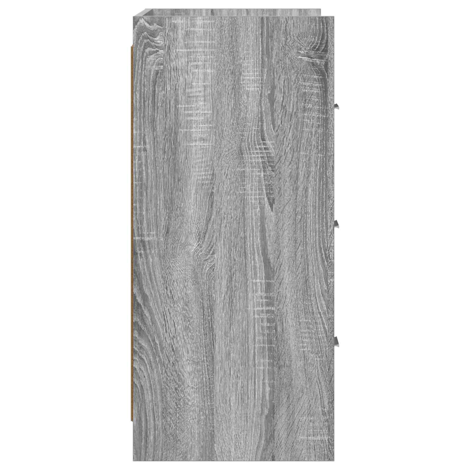 Kabalas Pilka Sonoma 75 x 33 x 80 cm Apdirbta mediena