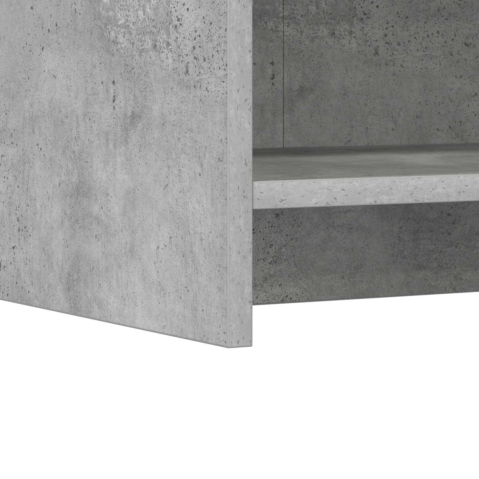 Kabalas Betono pilka 75 x 36 x 80 cm Apdirbta mediena