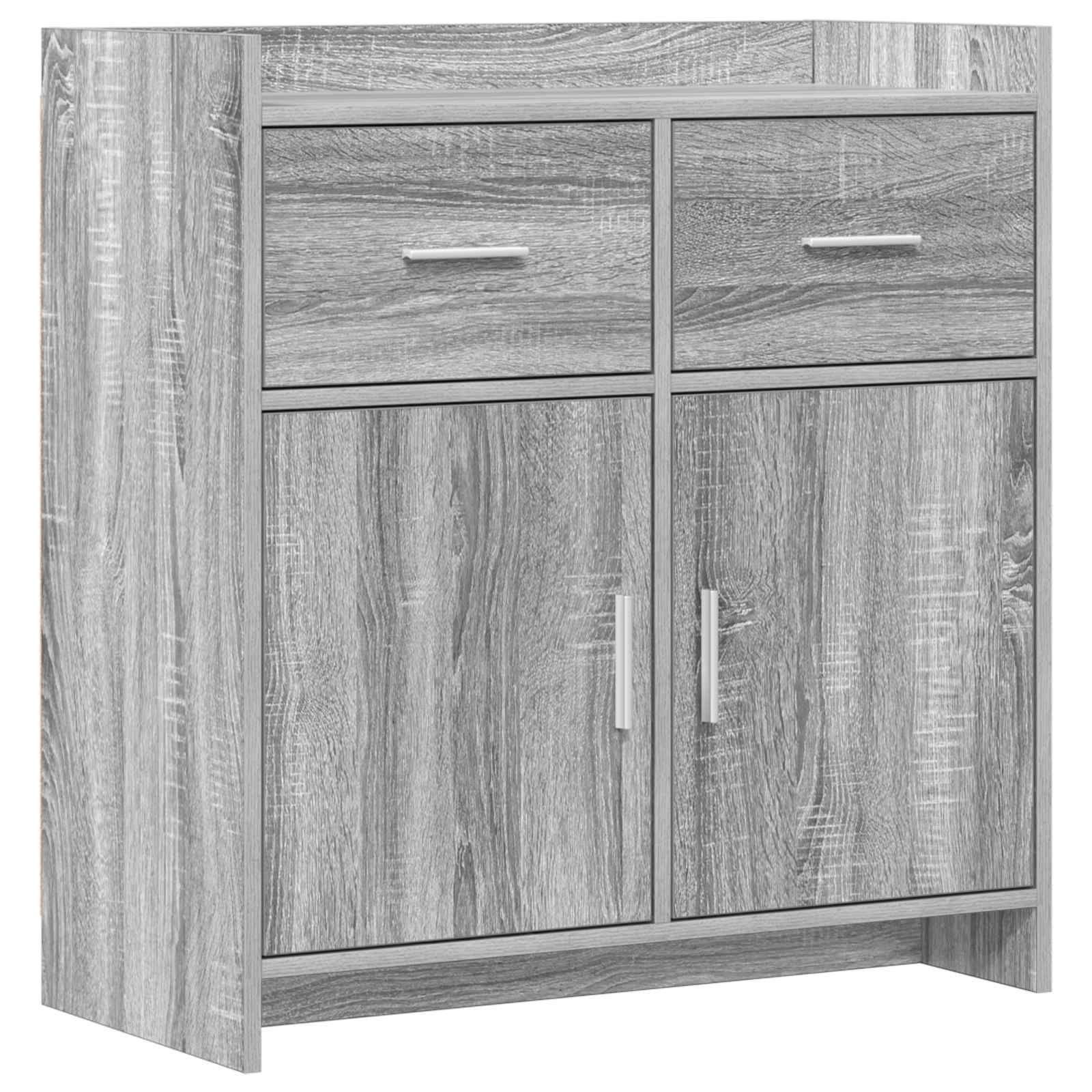 Kabalas Pilka Sonoma 75 x 36 x 80 cm Apdirbta mediena