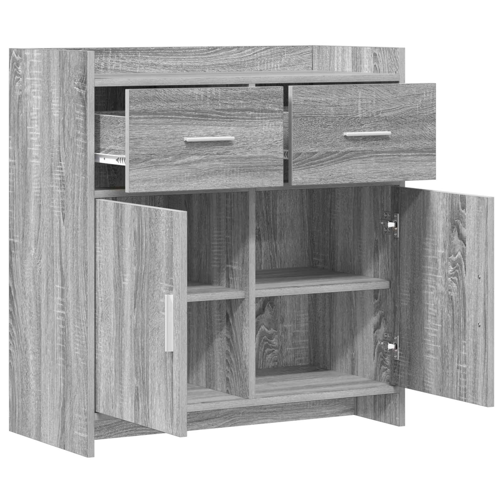 Kabalas Pilka Sonoma 75 x 36 x 80 cm Apdirbta mediena