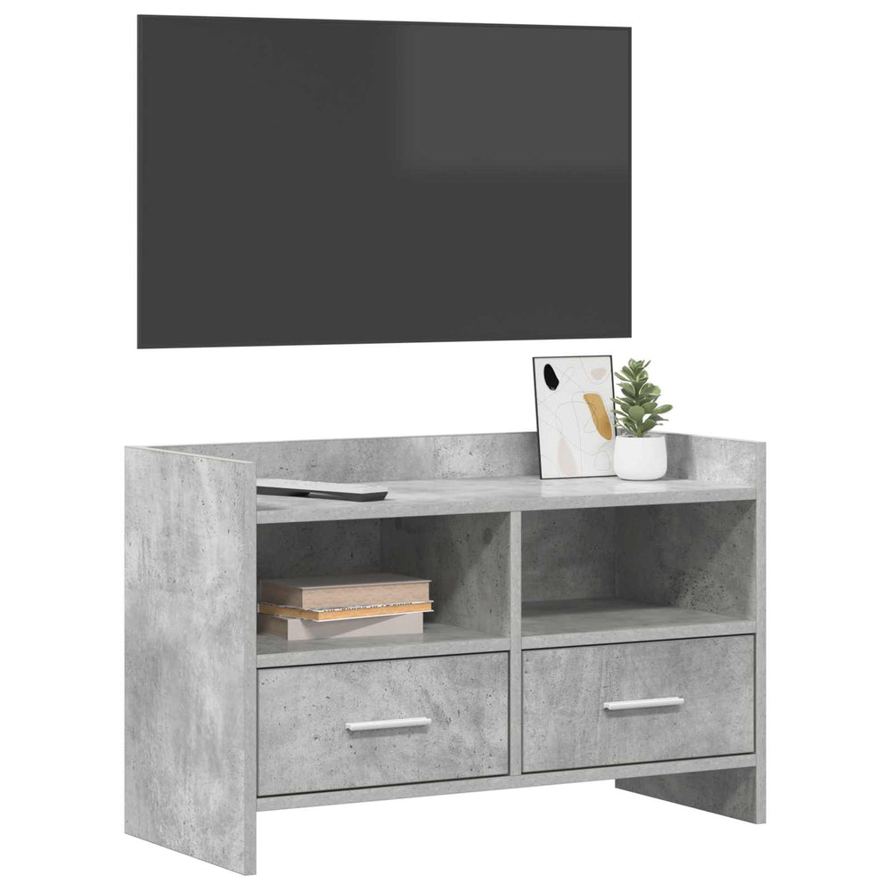 Televizoriaus spintelė 71,5 x 33 x 47 cm Betono pilka
