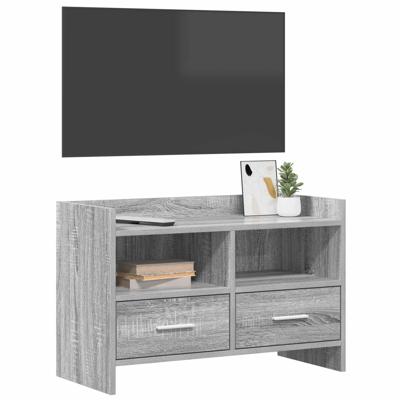 Televizoriaus spintelė 71,5 x 33 x 47 cm Pilka Sonoma