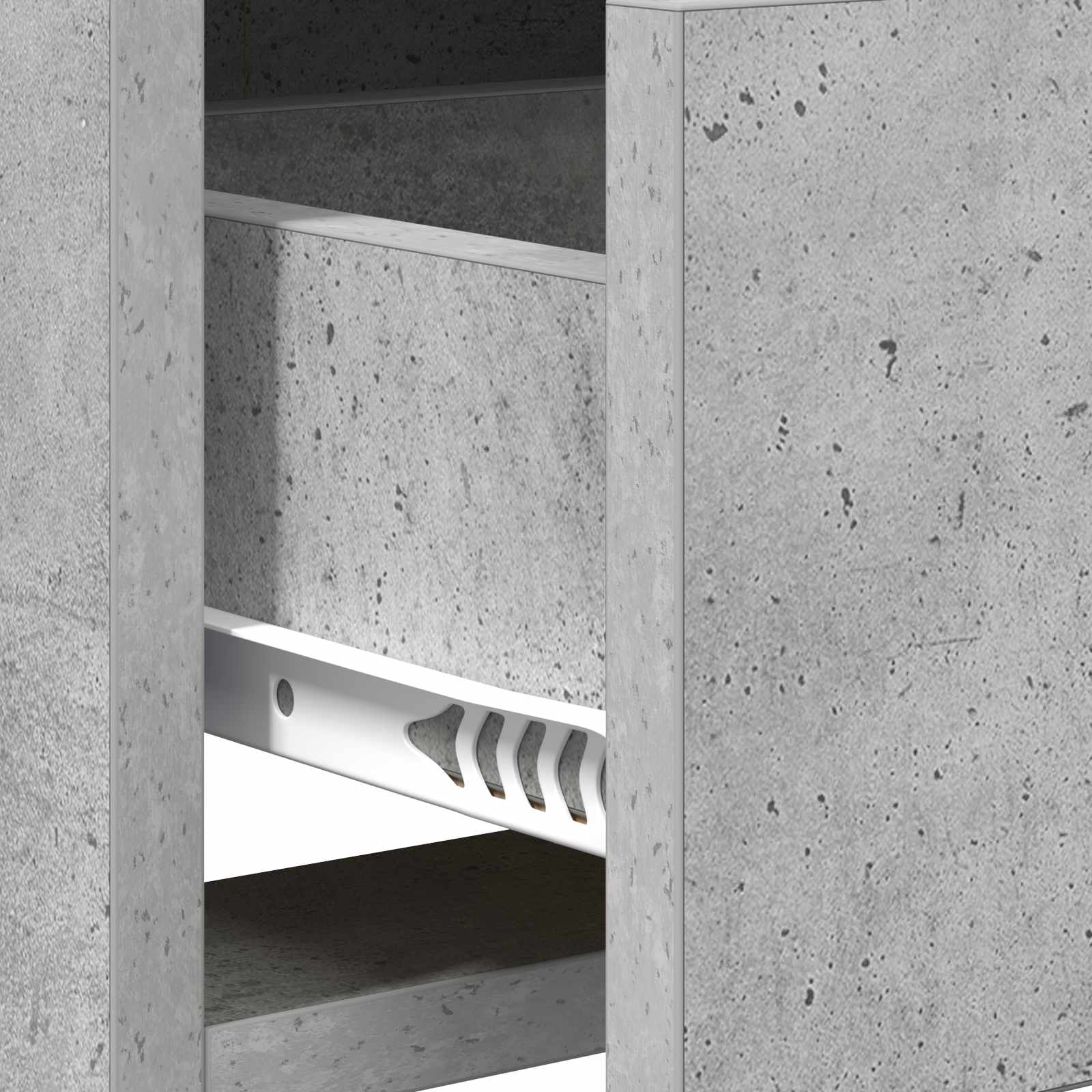 Televizoriaus spintelė 100 x 33 x 47 cm Betono pilka