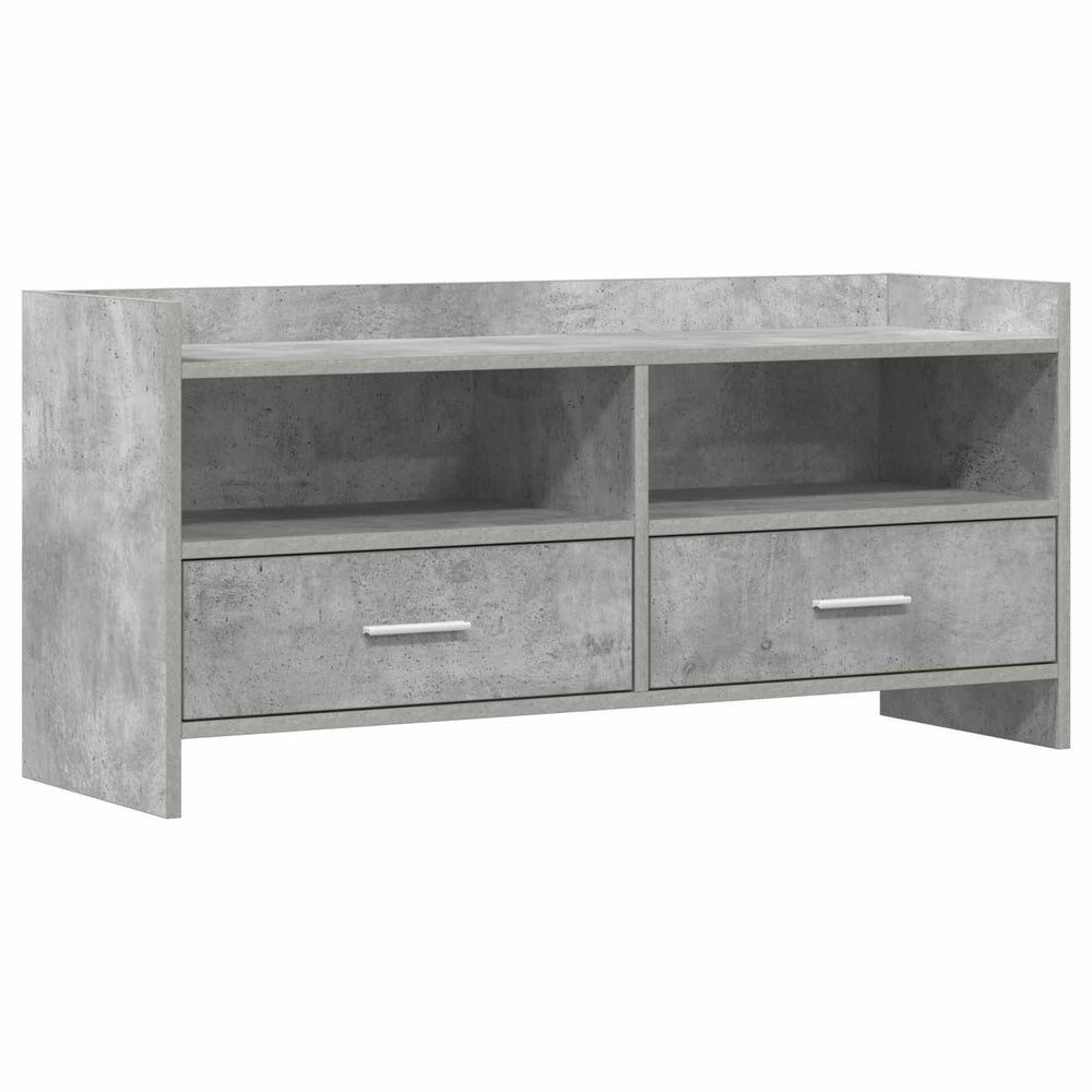 Televizoriaus spintelė 100 x 33 x 47 cm Betono pilka