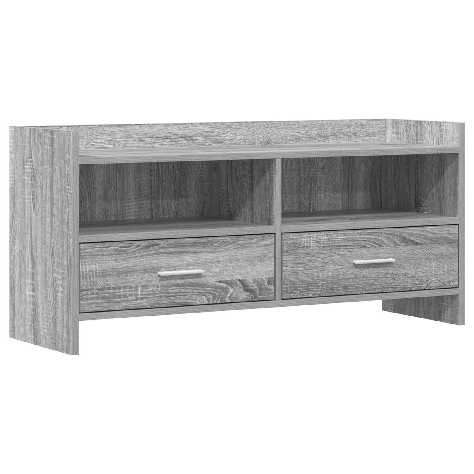 Televizoriaus spintelė 100 x 33 x 47 cm Pilka Sonoma