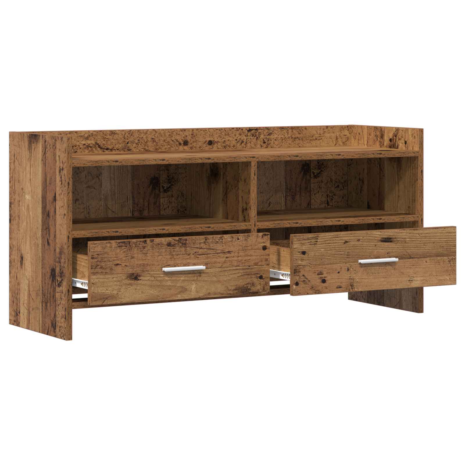 Televizoriaus spintelė 100 x 33 x 47 cm Sendintos medienos