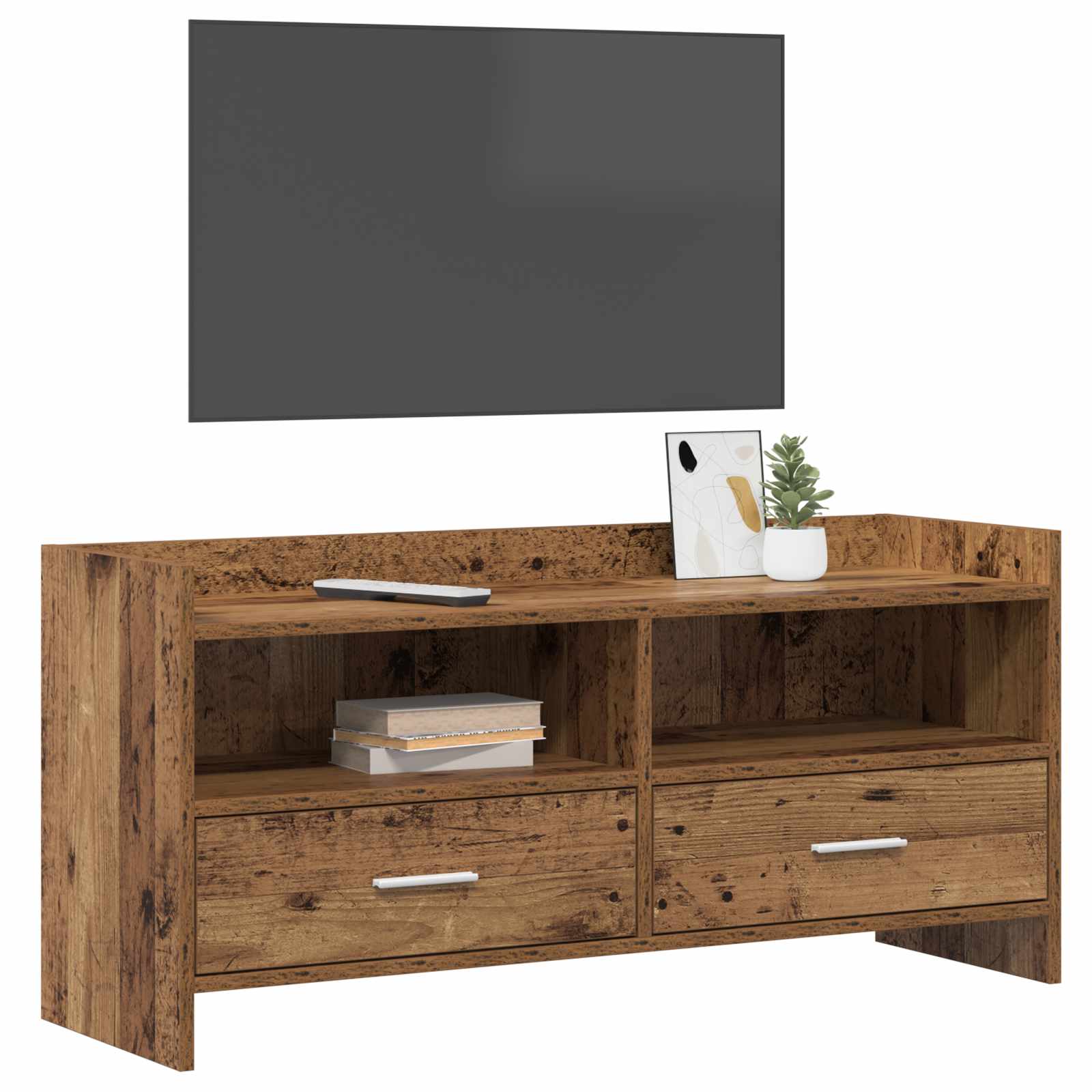 Televizoriaus spintelė 100 x 33 x 47 cm Sendintos medienos