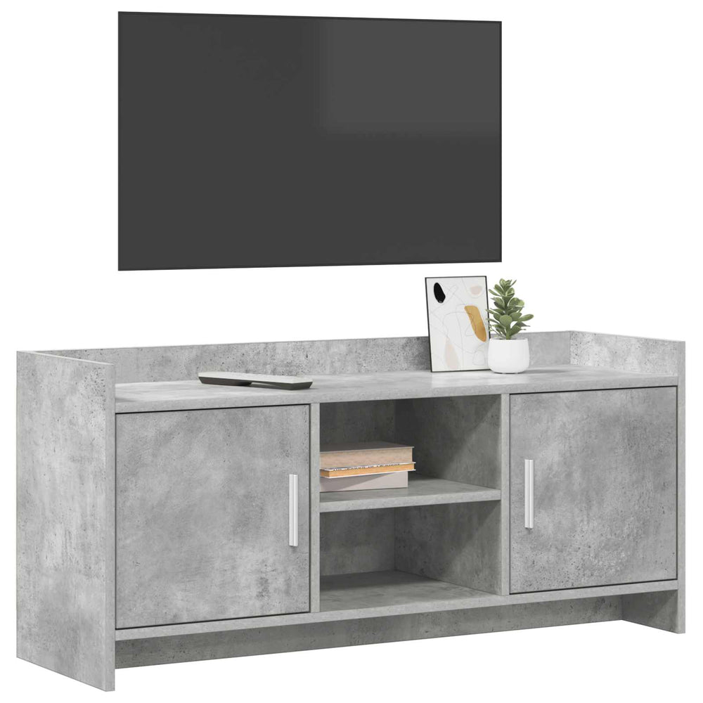 Televizoriaus spintelė 102 x 33 x 47 cm Betono pilka