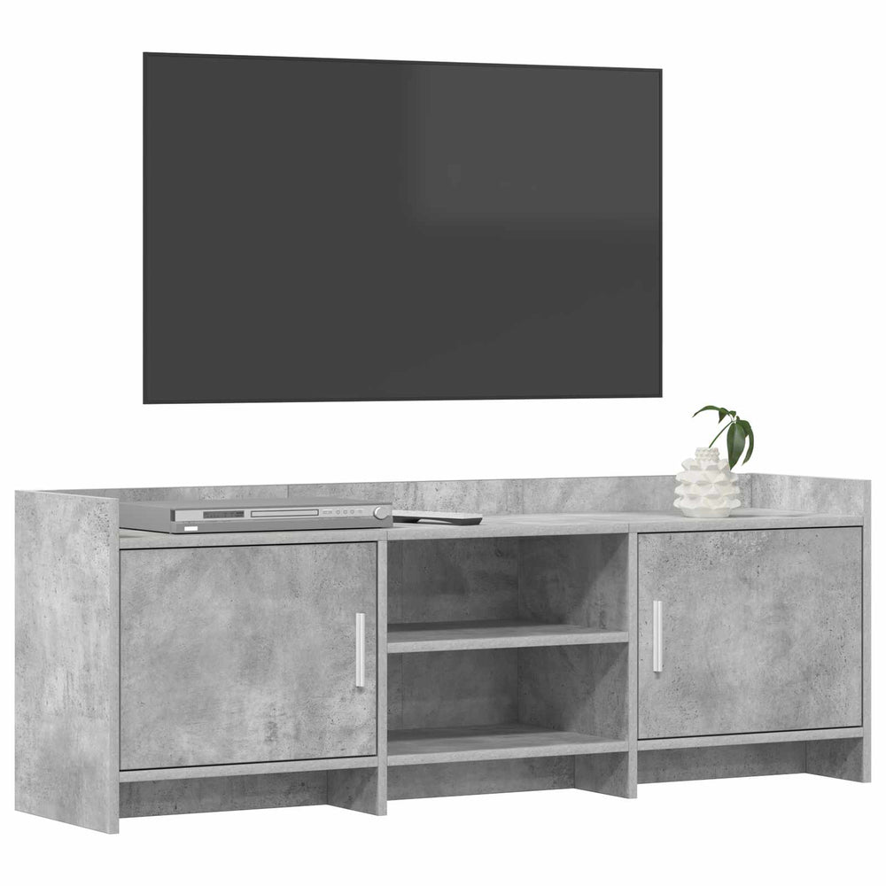 Televizoriaus spintelė 130 x 33 x 47 cm Betono pilka