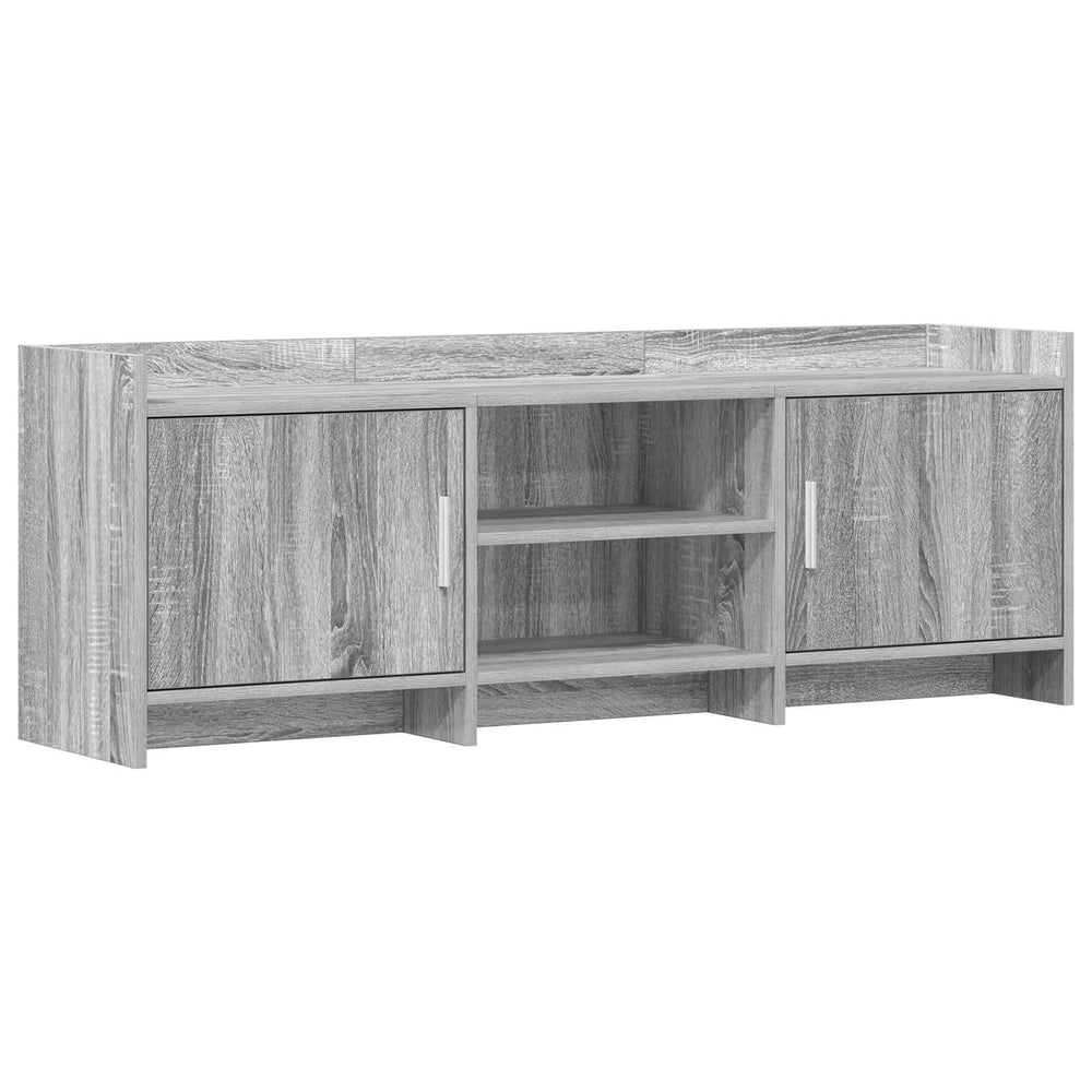 Televizoriaus spintelė 130 x 33 x 47 cm Pilka Sonoma