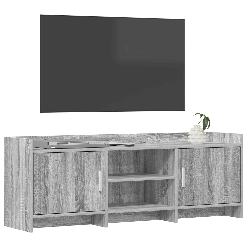 Televizoriaus spintelė 130 x 33 x 47 cm Pilka Sonoma