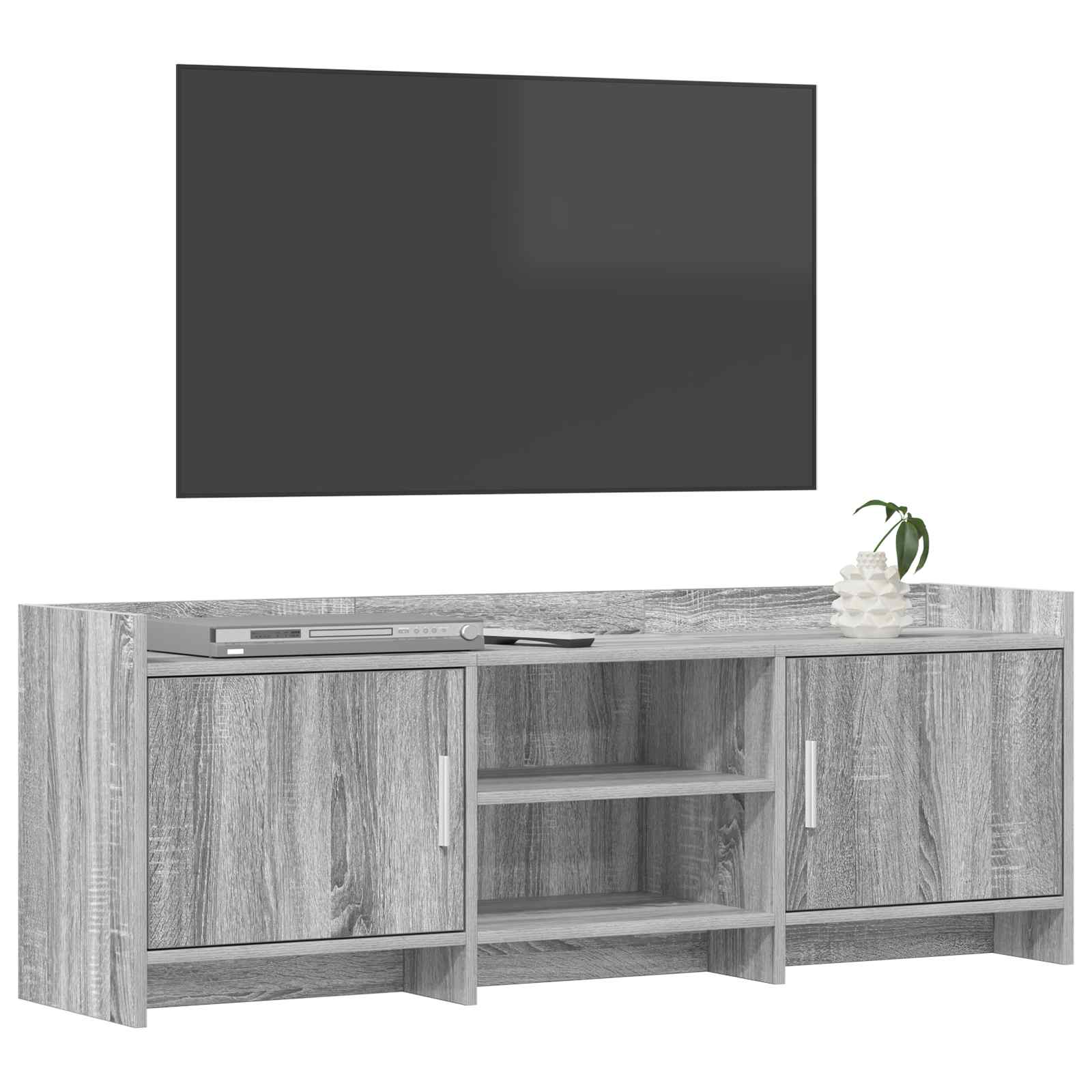 Televizoriaus spintelė 130 x 33 x 47 cm Pilka Sonoma