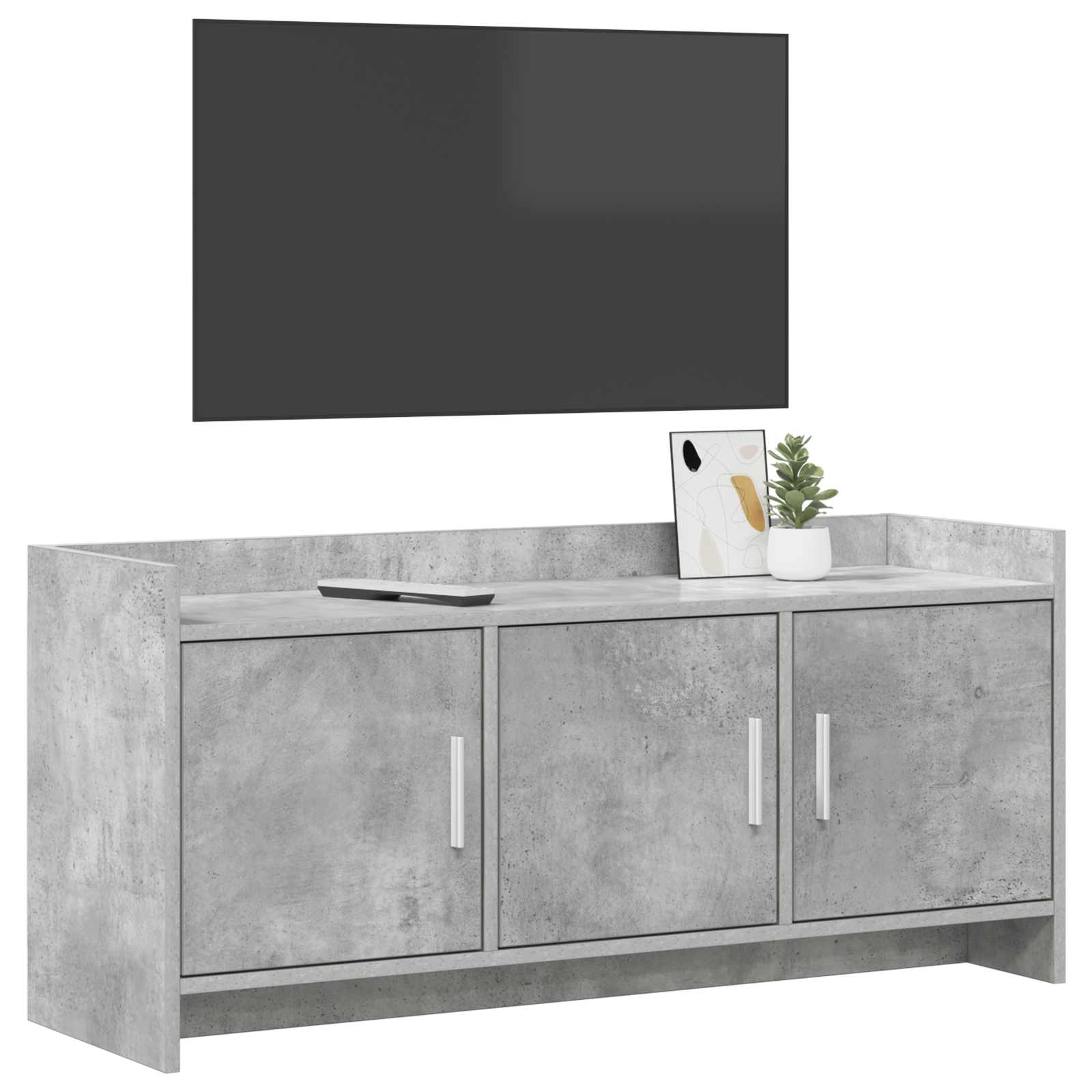 Televizoriaus spintelė 102 x 33 x 47 cm Betono pilka