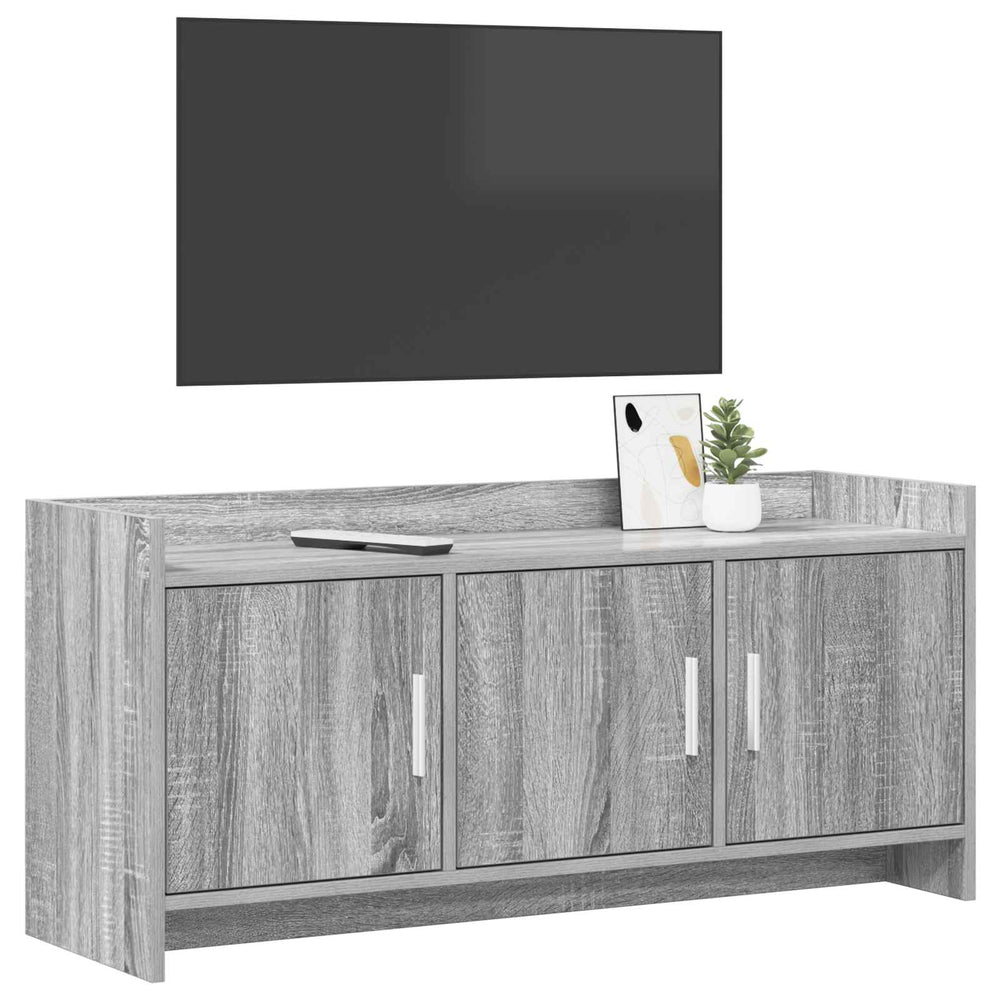 Televizoriaus spintelė 102 x 33 x 47 cm Pilka Sonoma