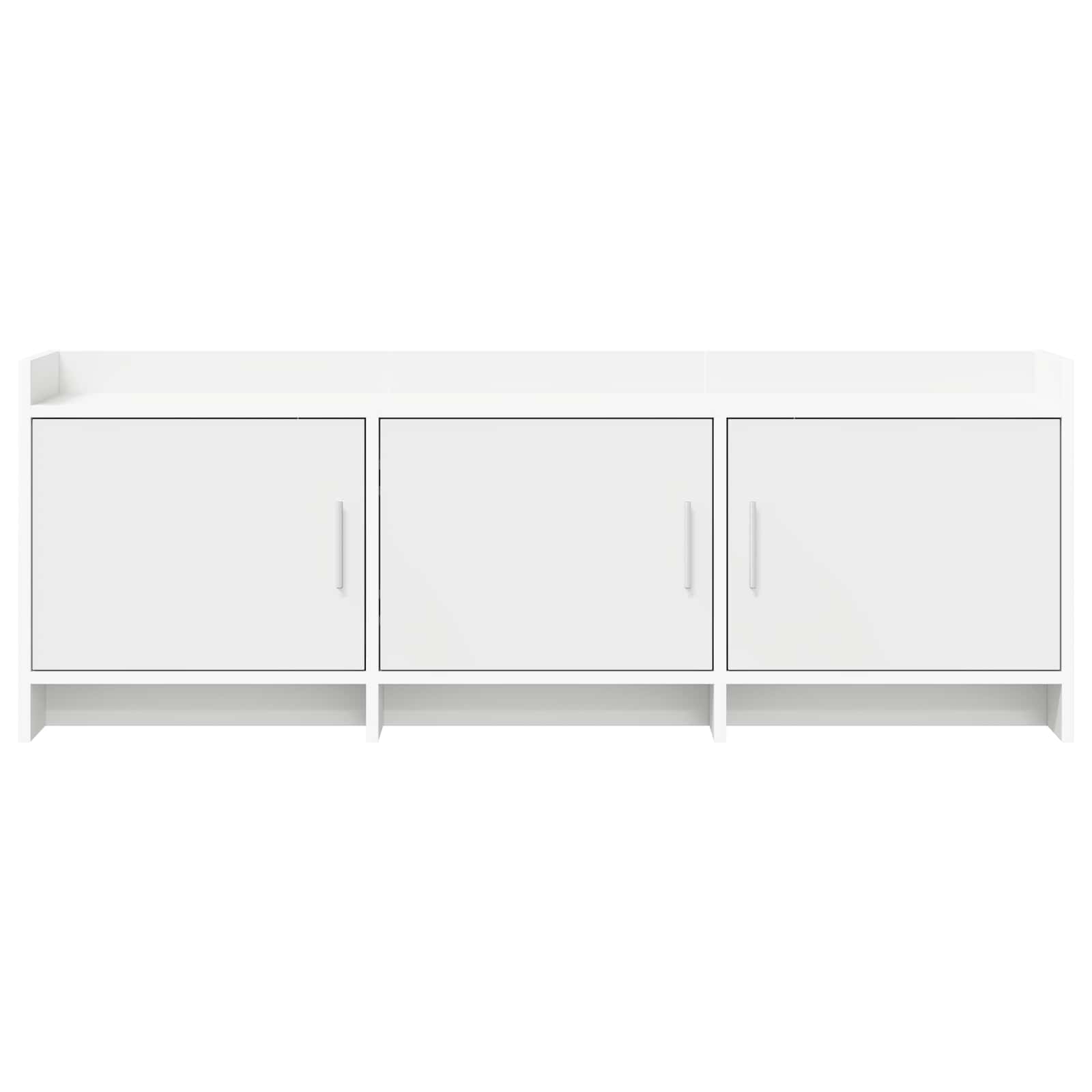 Televizoriaus spintelė 130 x 33 x 47 cm Balta Apdirbta mediena