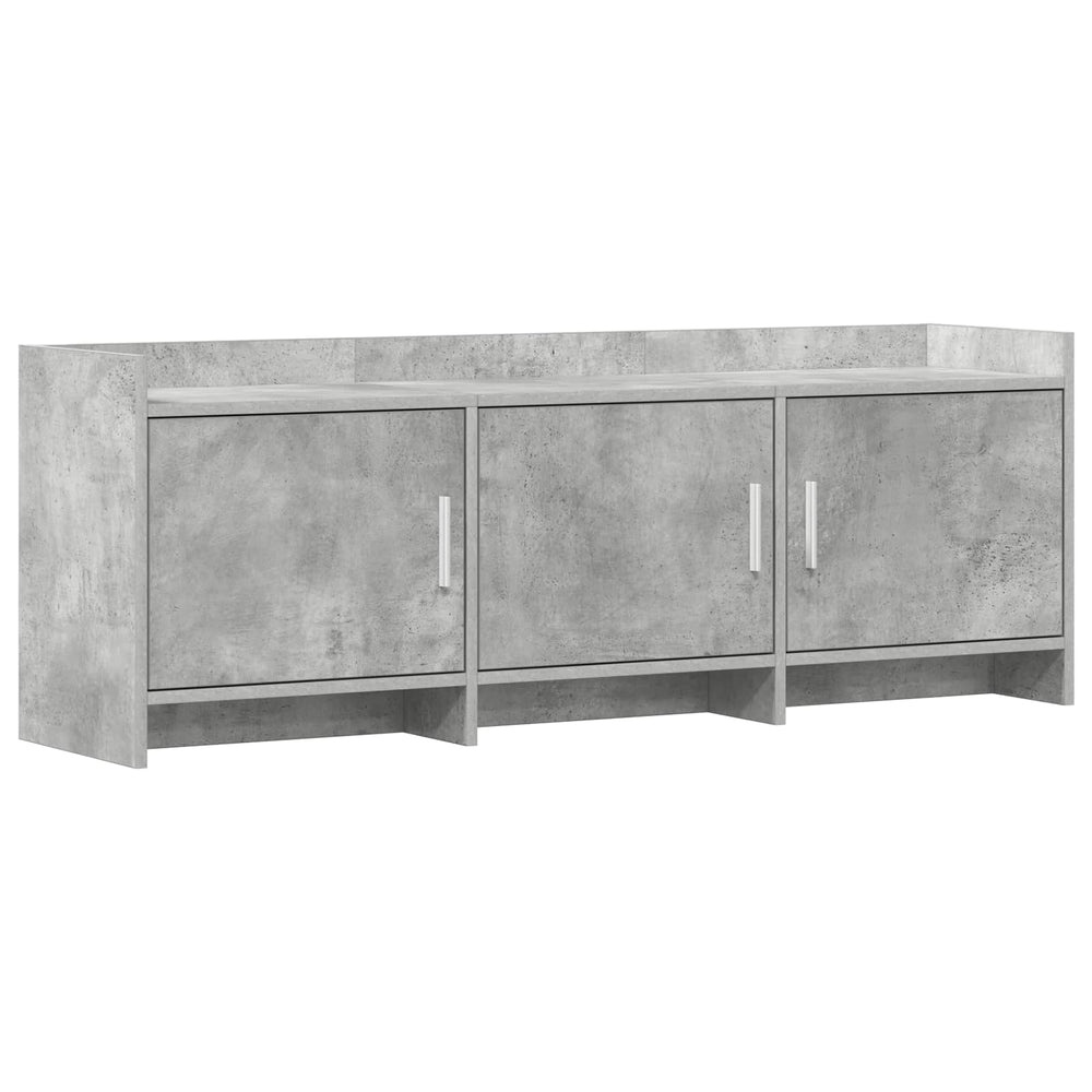Televizoriaus spintelė 130 x 33 x 47 cm Betono pilka