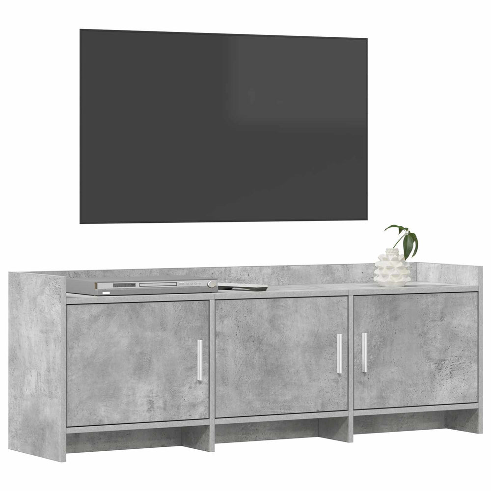 Televizoriaus spintelė 130 x 33 x 47 cm Betono pilka
