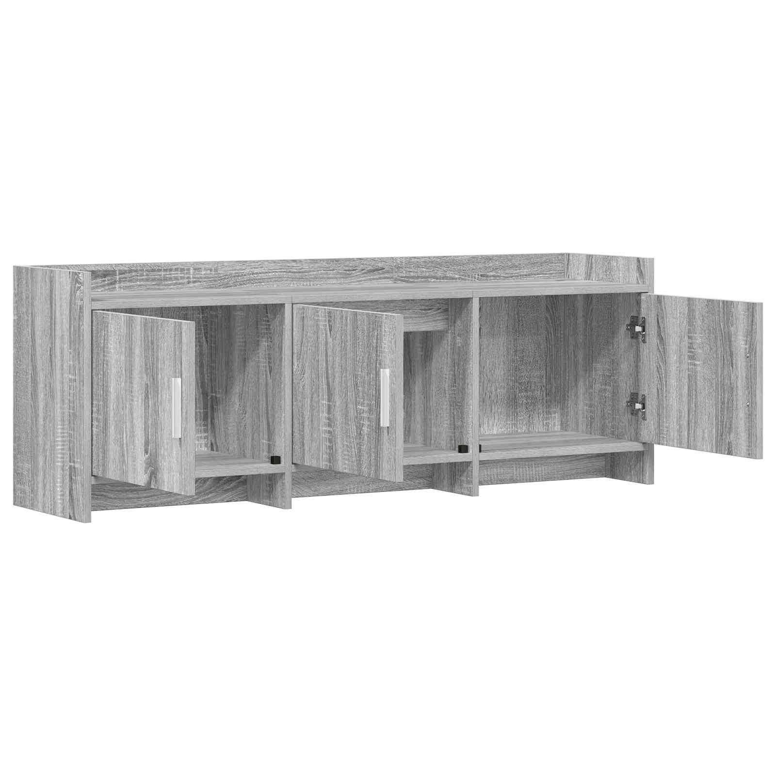 Televizoriaus spintelė 130 x 33 x 47 cm Pilka Sonoma