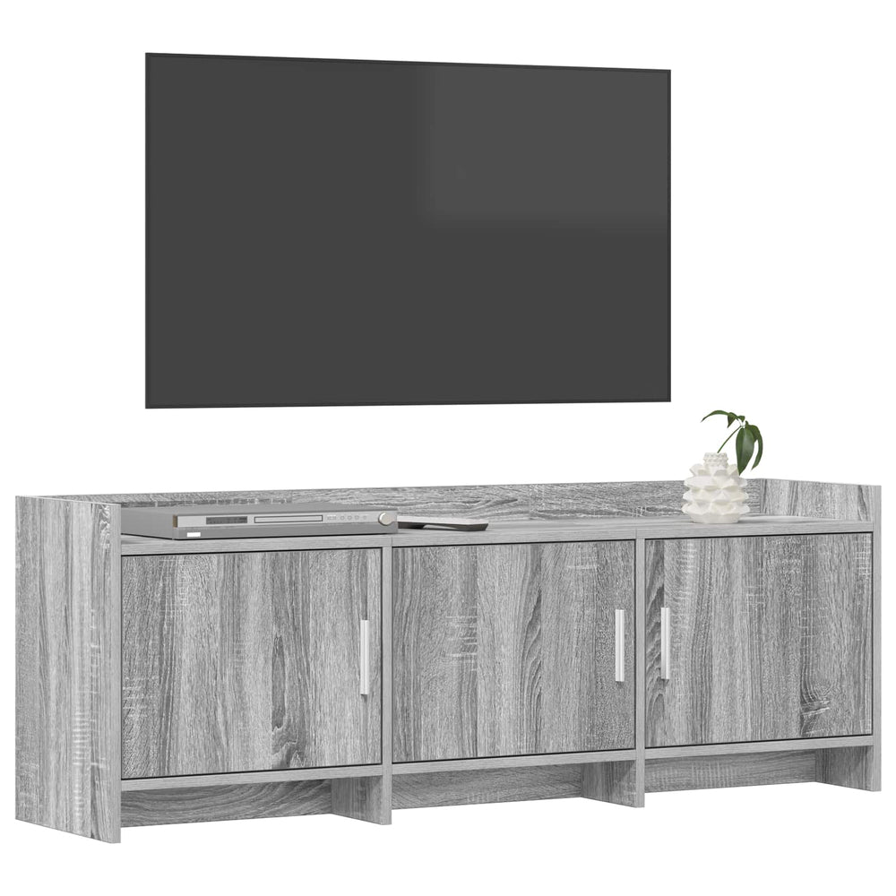 Televizoriaus spintelė 130 x 33 x 47 cm Pilka Sonoma