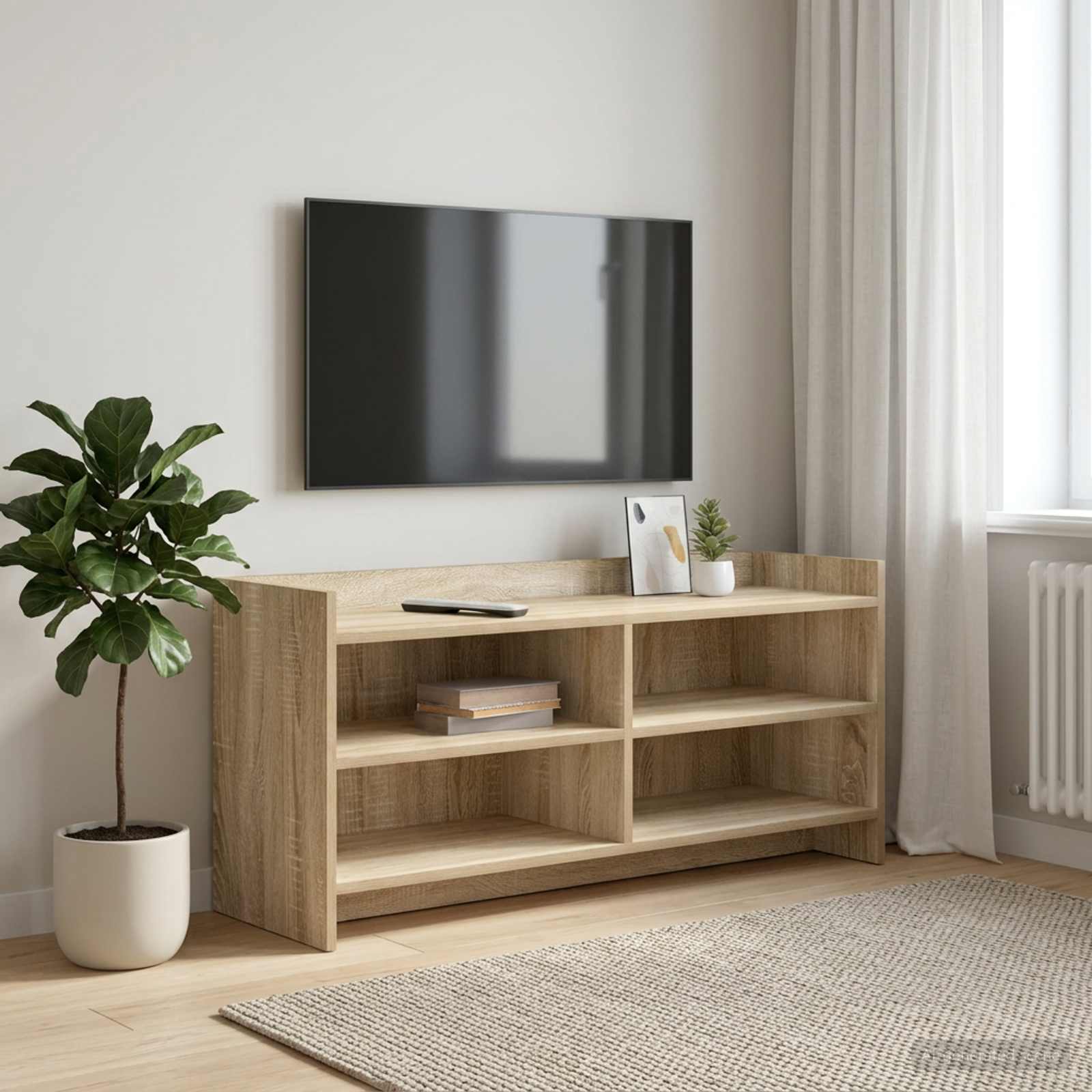 Televizoriaus spintelė 100 x 33 x 47 cm Sonoma ąžuolas