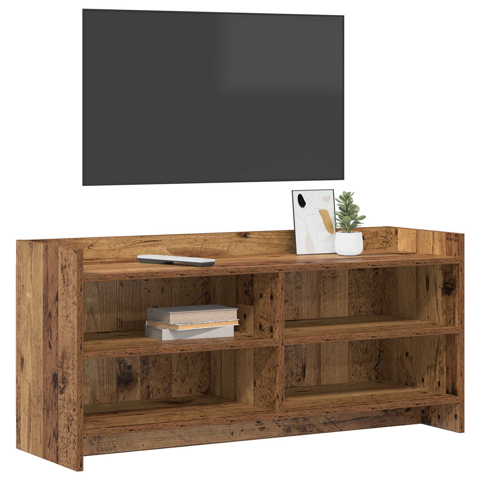 Televizoriaus spintelė 100 x 33 x 47 cm Sendintos medienos