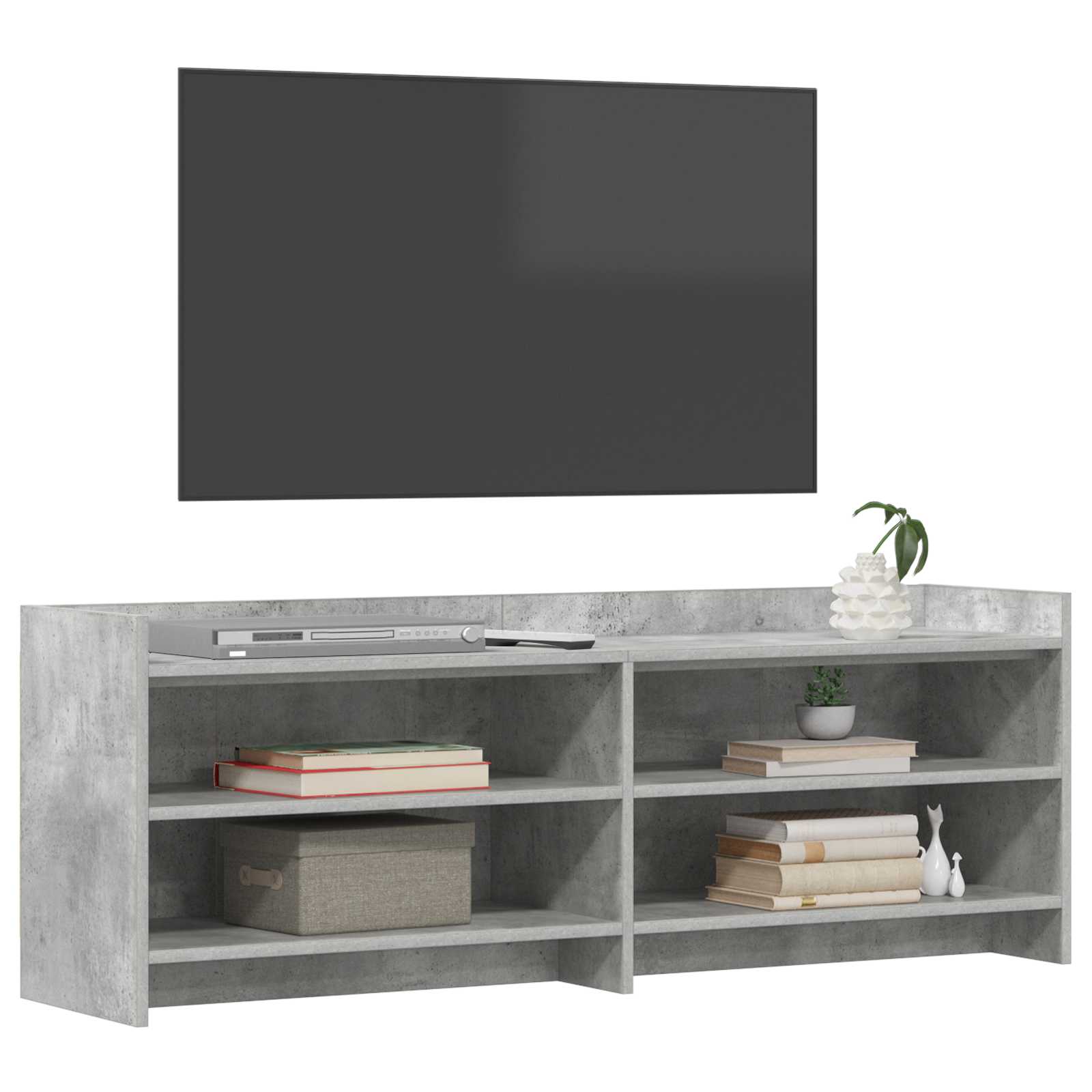 Televizoriaus spintelė 135 x 33 x 47 cm Betono pilka