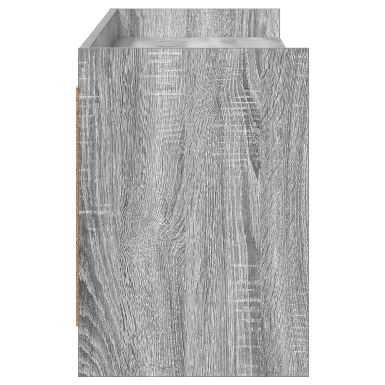 Televizoriaus spintelė 168 x 33 x 47 cm Pilka Sonoma