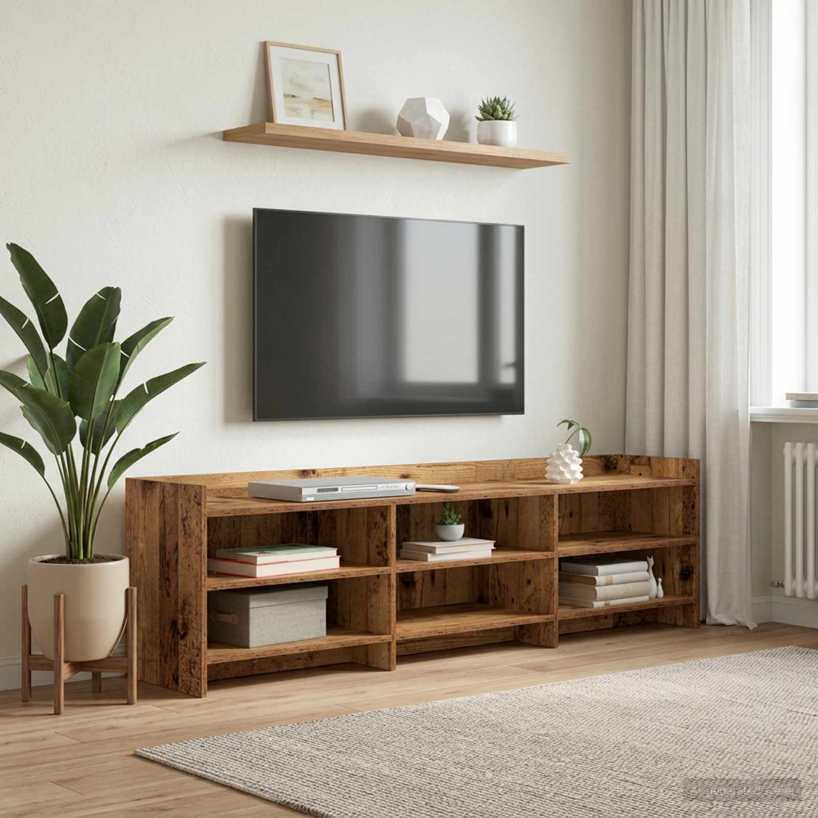 Televizoriaus spintelė 168 x 33 x 47 cm Sendintos medienos