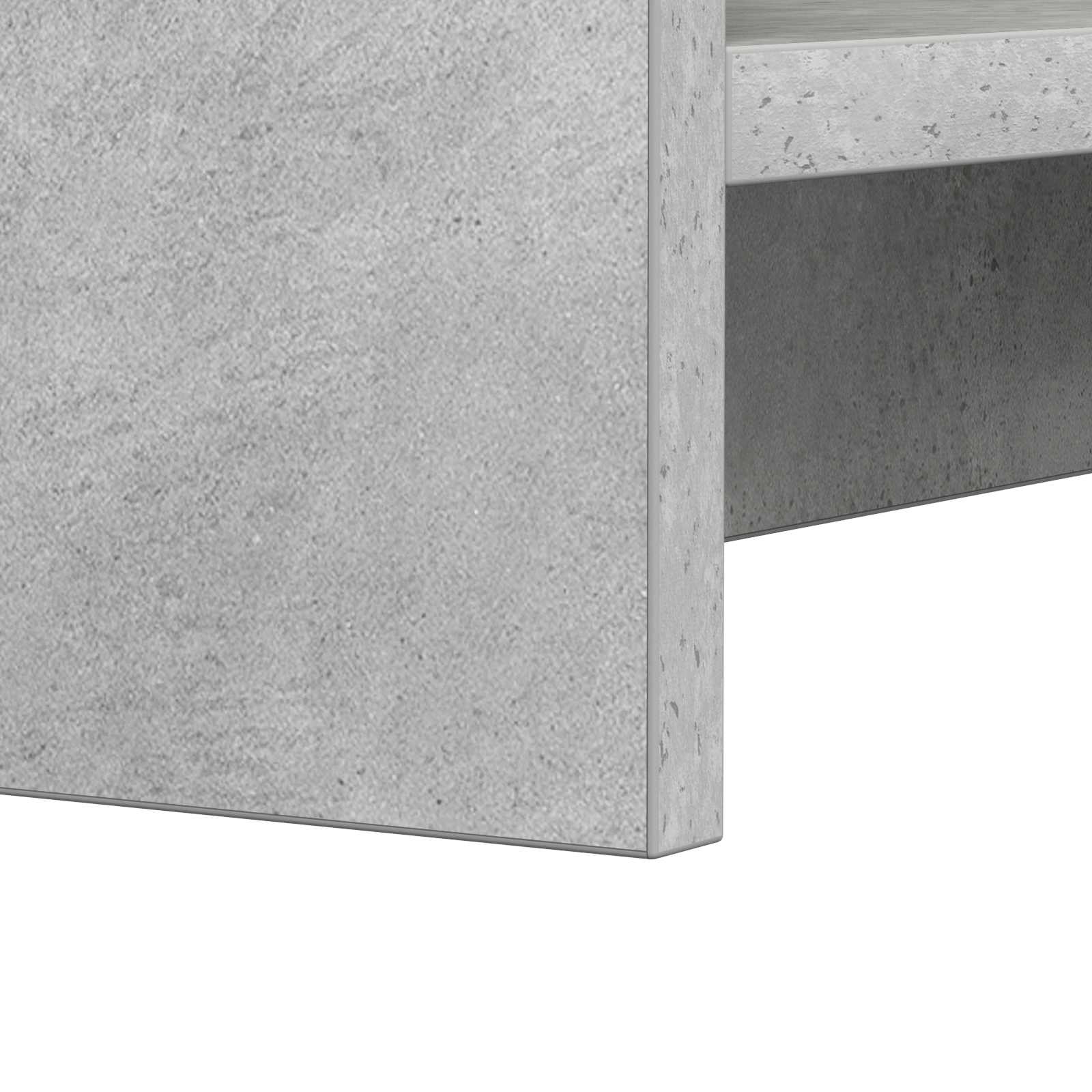 Knygų lentyna Betono pilka 59 x 30 x 111 cm Apdirbta mediena