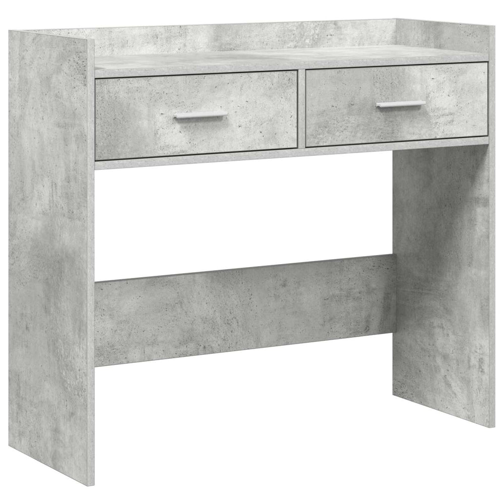 Konsolinis stalas Betono pilka 90 x 35 x 80 cm Apdirbta mediena