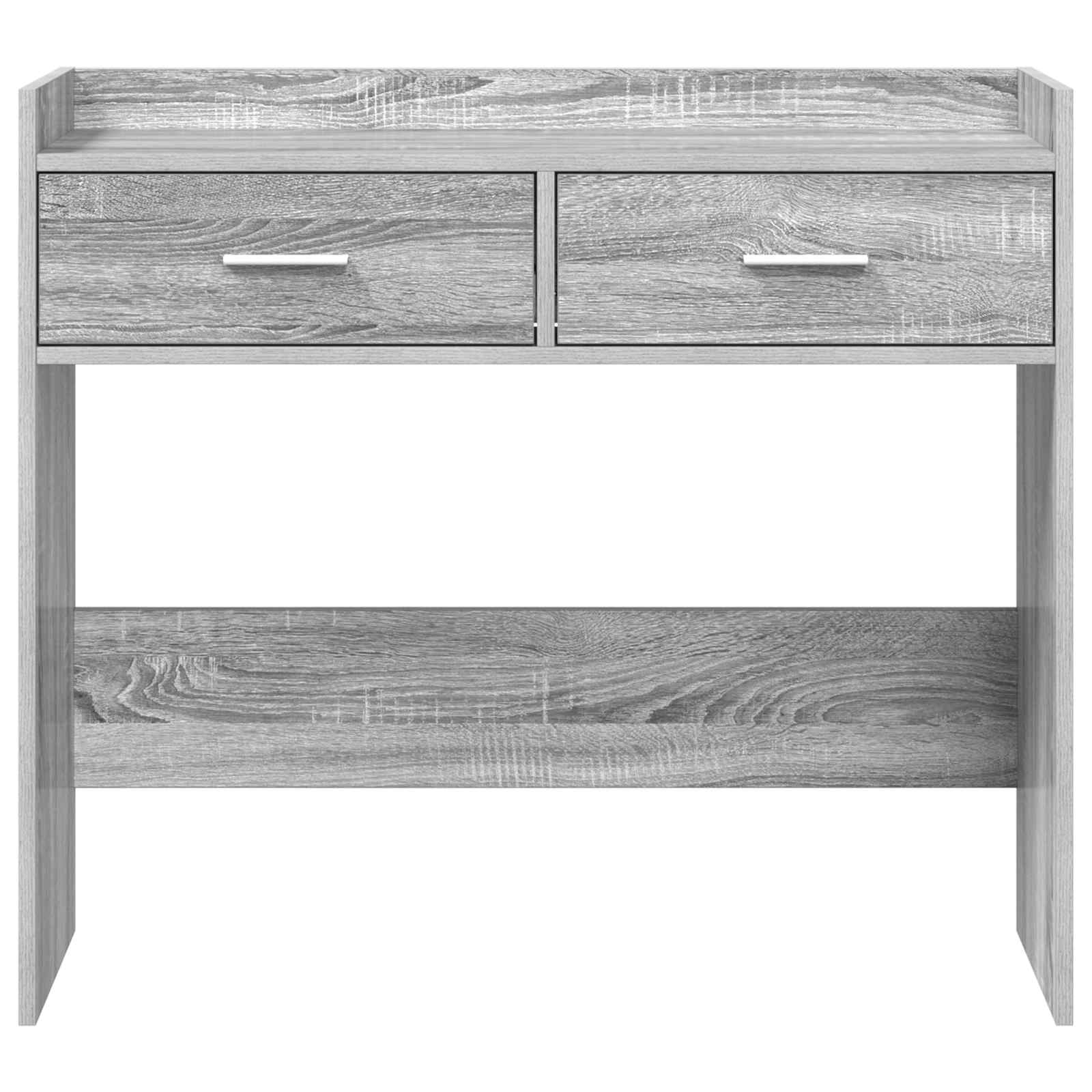 Konsolinis stalas Pilka Sonoma 90 x 35 x 80 cm Apdirbta mediena