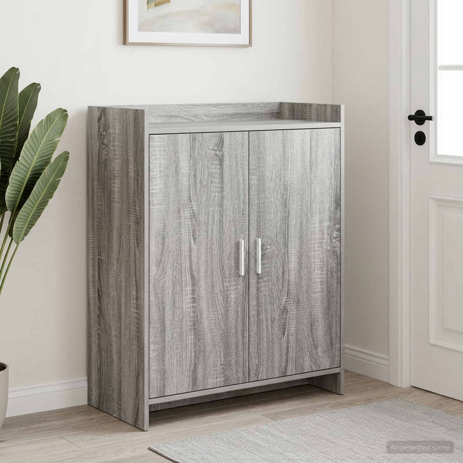 Batu skrynia Pilka Sonoma 73,5 x 36 x 92 cm Apdirbta mediena