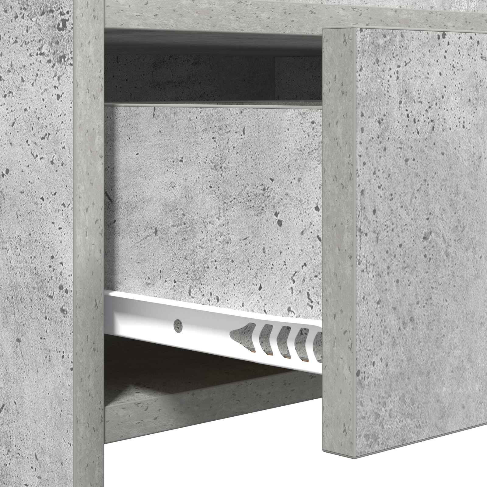 Batu skrynia Betono pilka 73,5 x 36 x 92 cm Apdirbta mediena