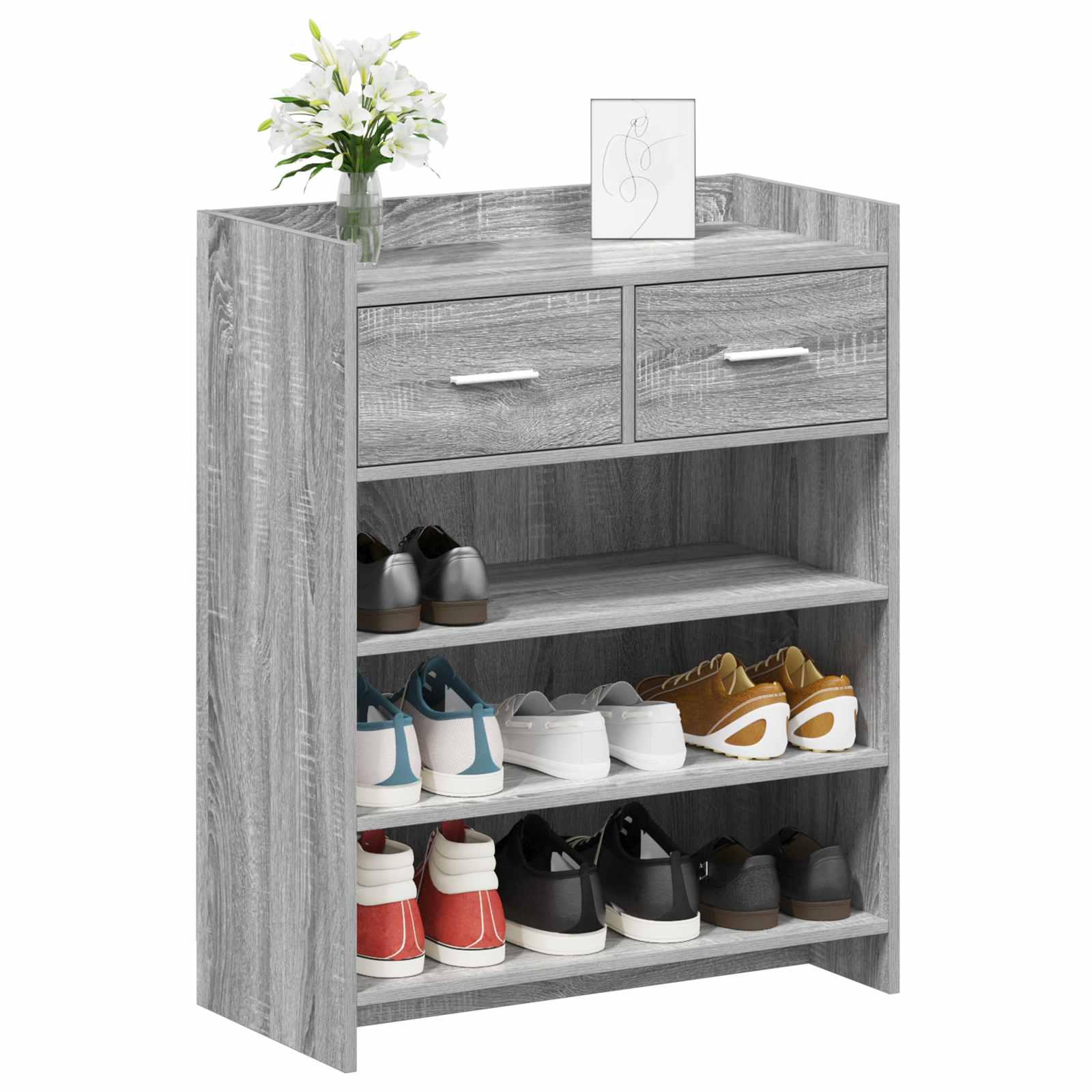 Batu skrynia Pilka Sonoma 73,5 x 36 x 92 cm Apdirbta mediena