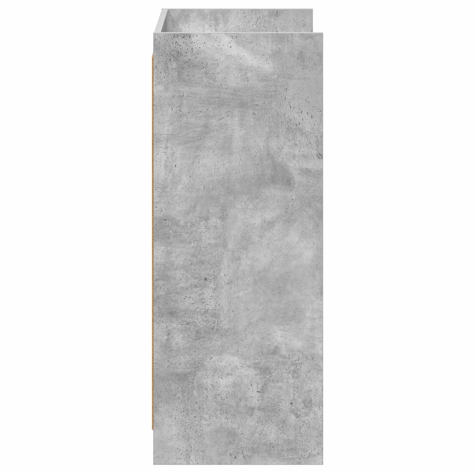 Batu skrynia Betono pilka 48 x 36 x 92 cm Apdirbta mediena