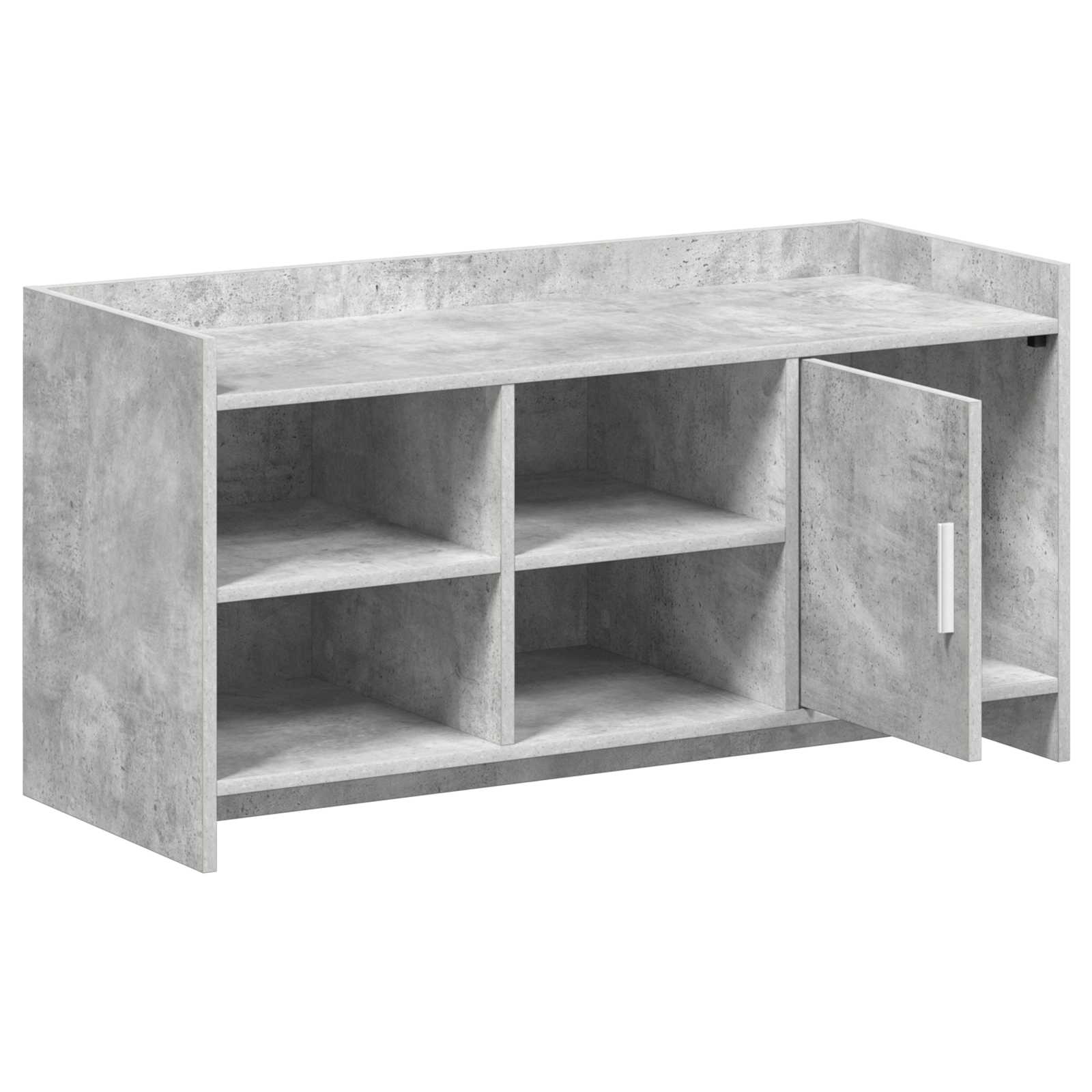 Batu skrynia Betono pilka 100 x 39,5 x 51 cm Apdirbta mediena